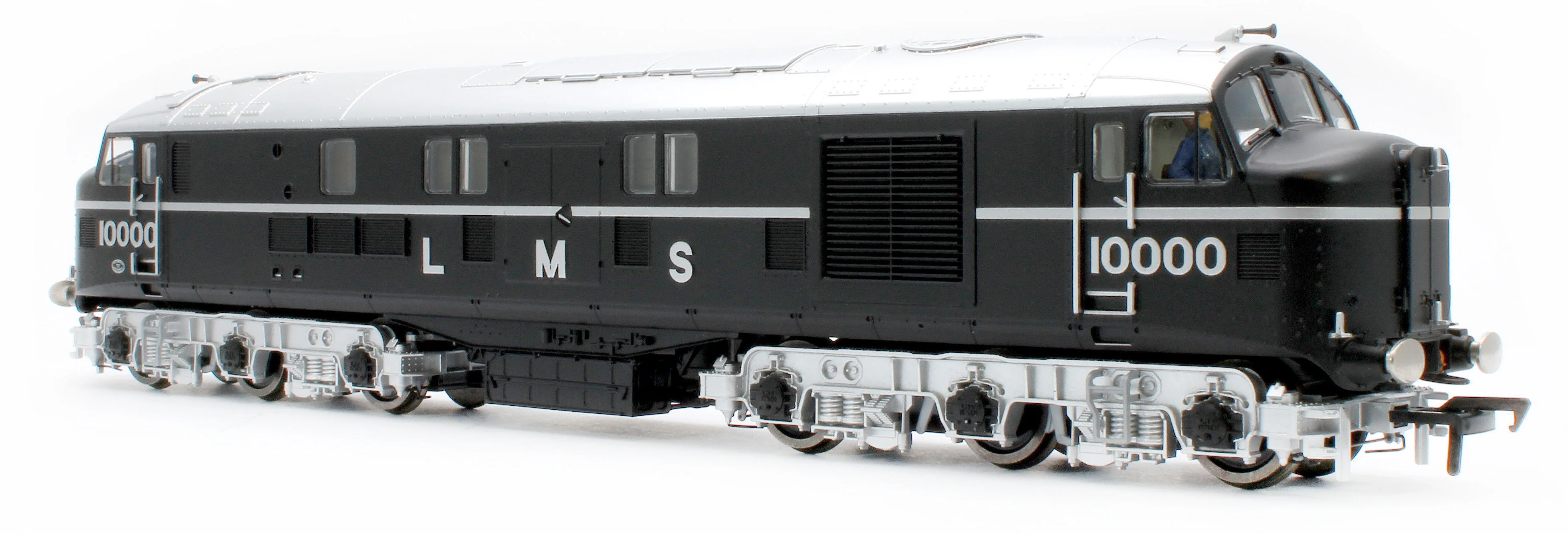LMS 10000 Black & Chrome With LMS Lettering Diesel Locomotive - Image 6