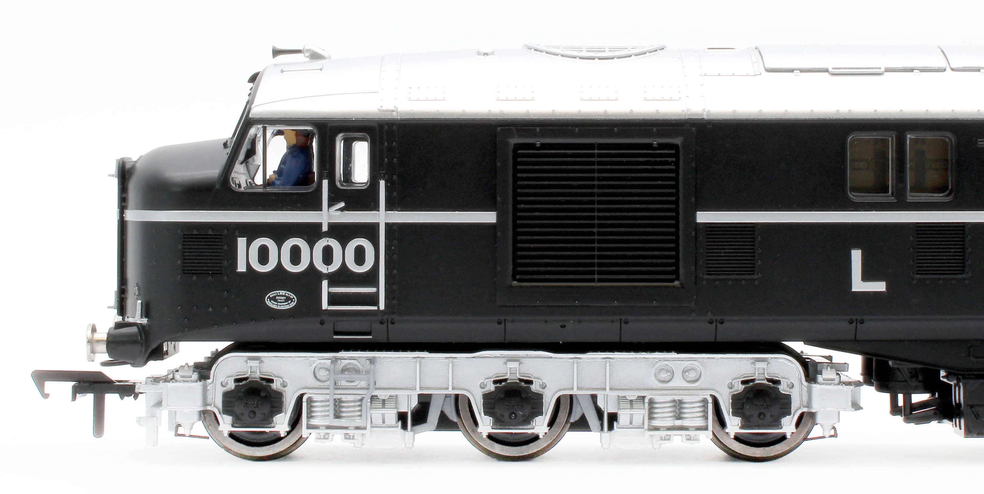 LMS 10000 Black & Chrome With LMS Lettering Diesel Locomotive - Image 9