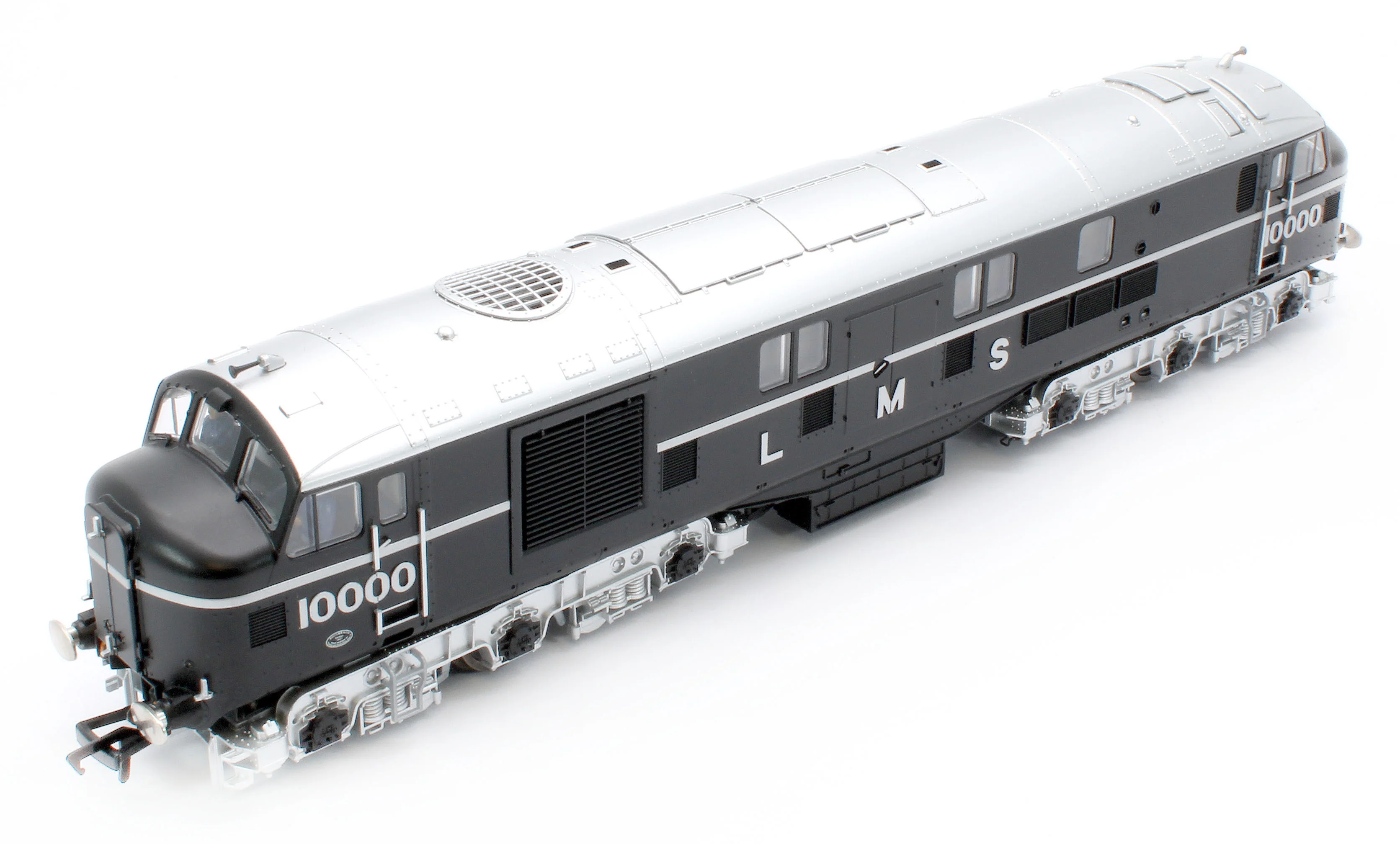 LMS 10000 Black & Chrome With LMS Lettering Diesel Locomotive - DCC Sound - Image 12
