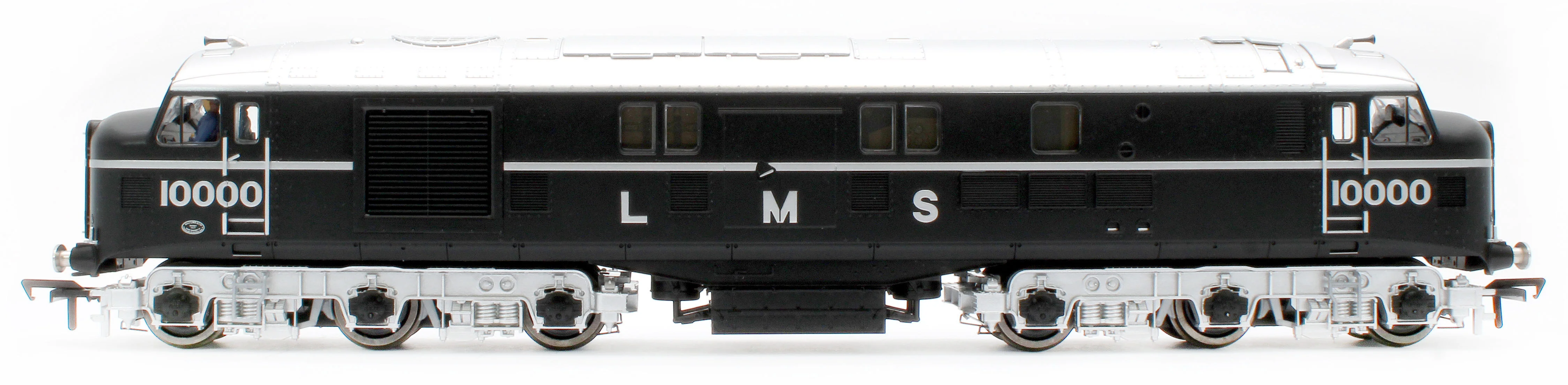 LMS 10000 Black & Chrome With LMS Lettering Diesel Locomotive - DCC Sound - Image 2