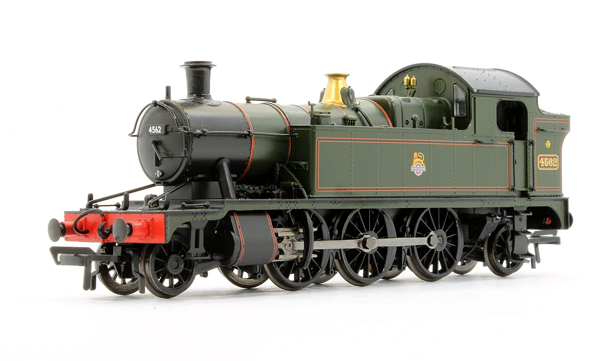 Pre-Owned 32-132 GWR 45XX Prairie Tank 4562 BR Lined Green Early Emblem Steam Locomotive - DCC Fitted
