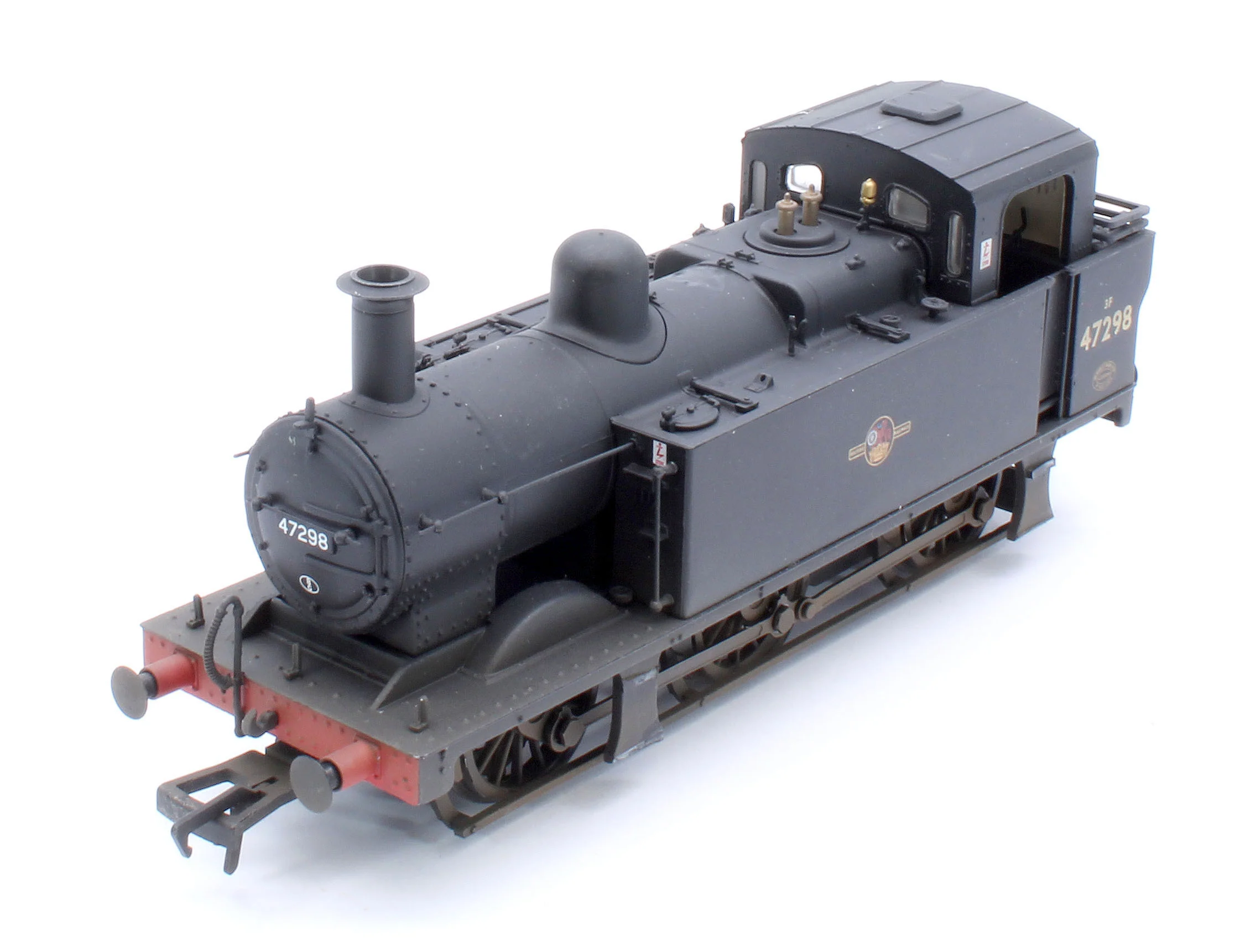 Pre-Owned LMS Fowler 3F (Jinty) 47298 BR Black (Late Crest) Steam Locomotive - Custom Weathered - Image 7