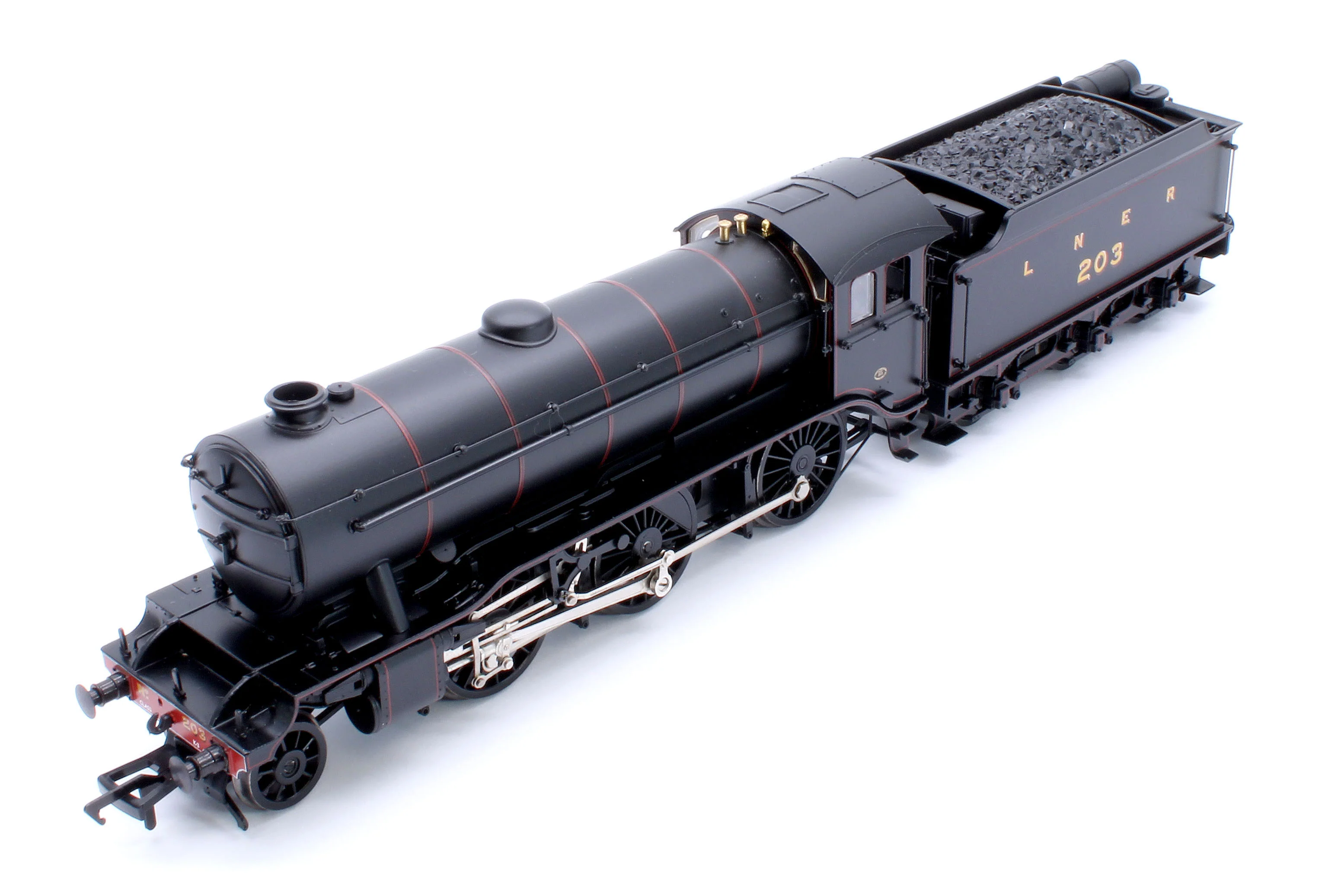 LNER K3 Flared Tender 203 LNER Lined Black Steam Locomotive - Image 11