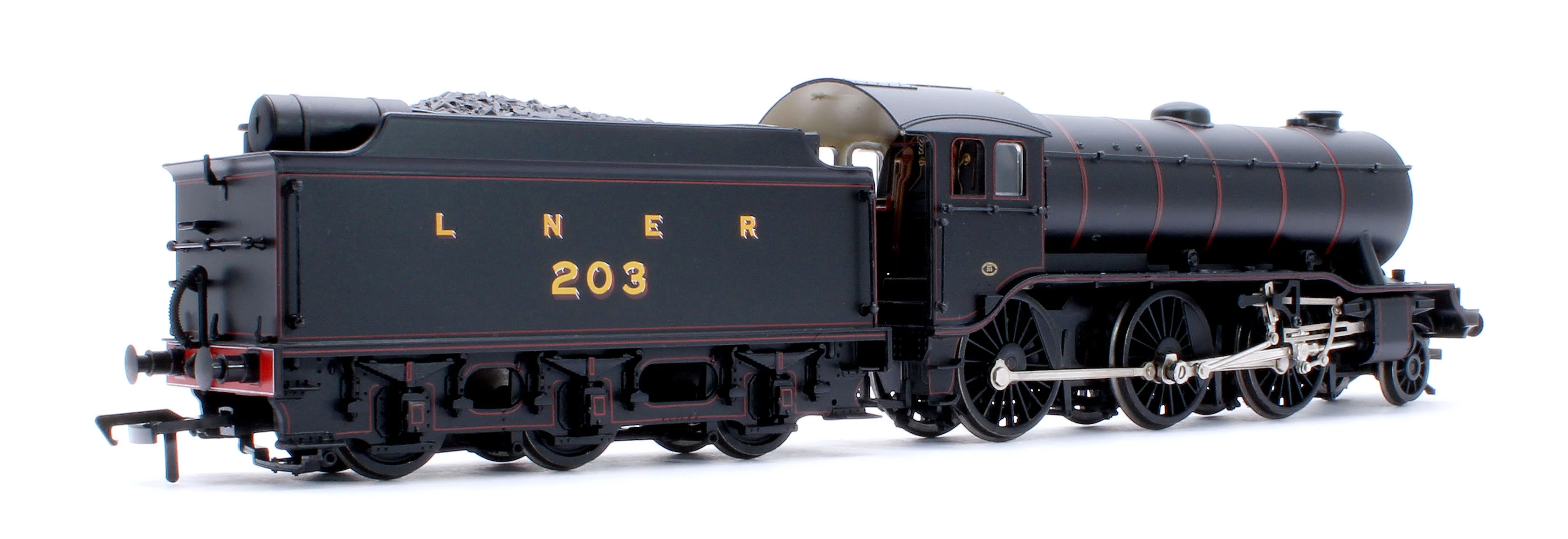 LNER K3 Flared Tender 203 LNER Lined Black Steam Locomotive - Image 4