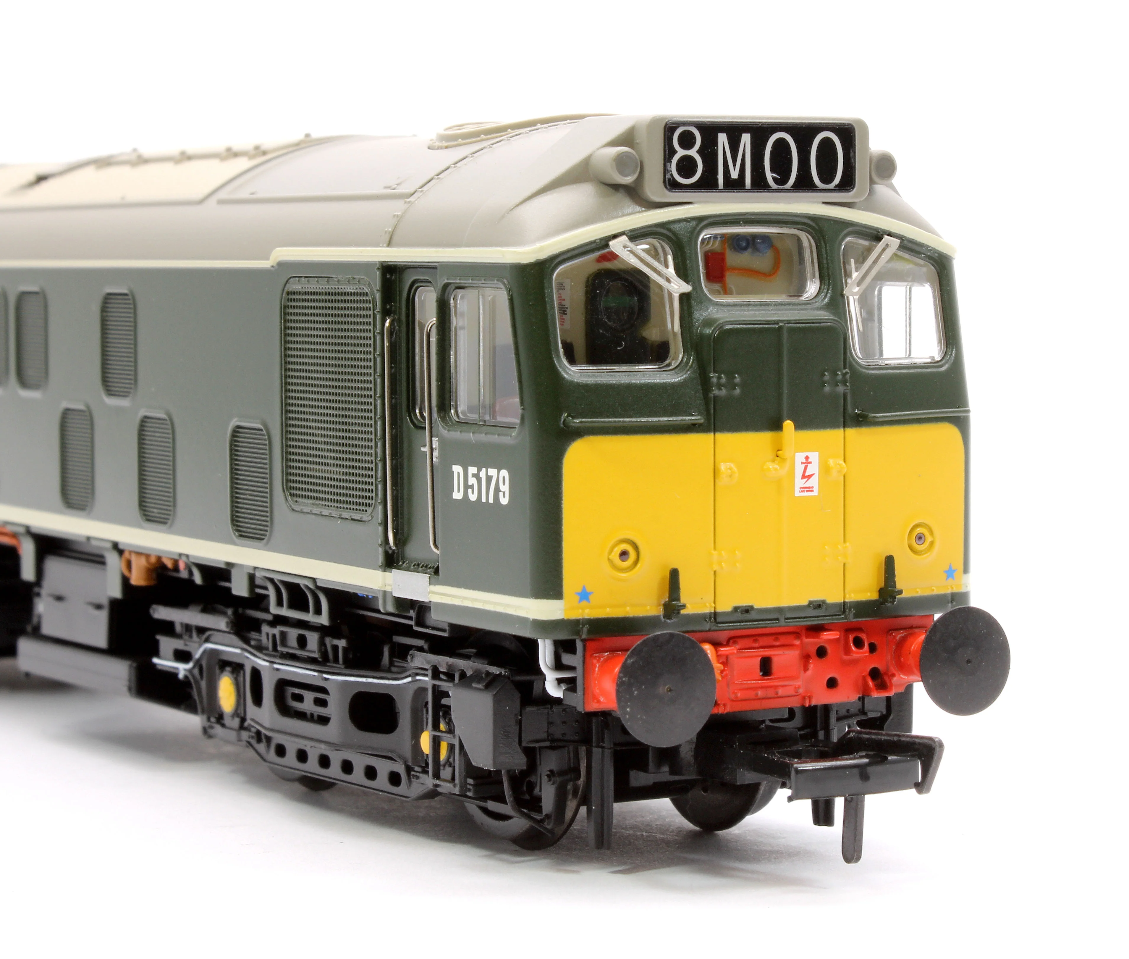 32-343A Class 25/1 D5179 BR Green (Small Yellow Panels) Diesel Locomotive - Image 10