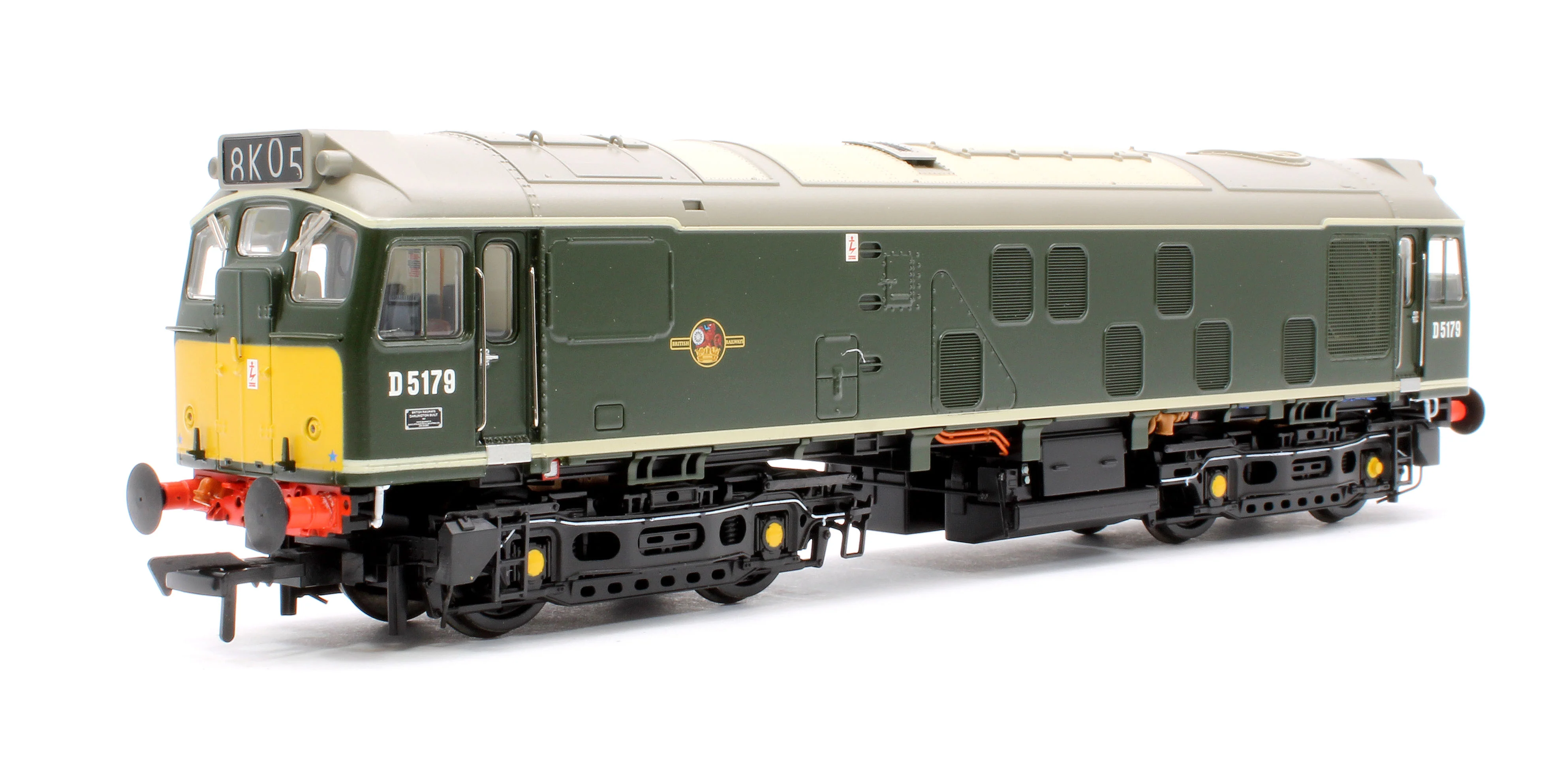 32-343A Class 25/1 D5179 BR Green (Small Yellow Panels) Diesel Locomotive - Image 3
