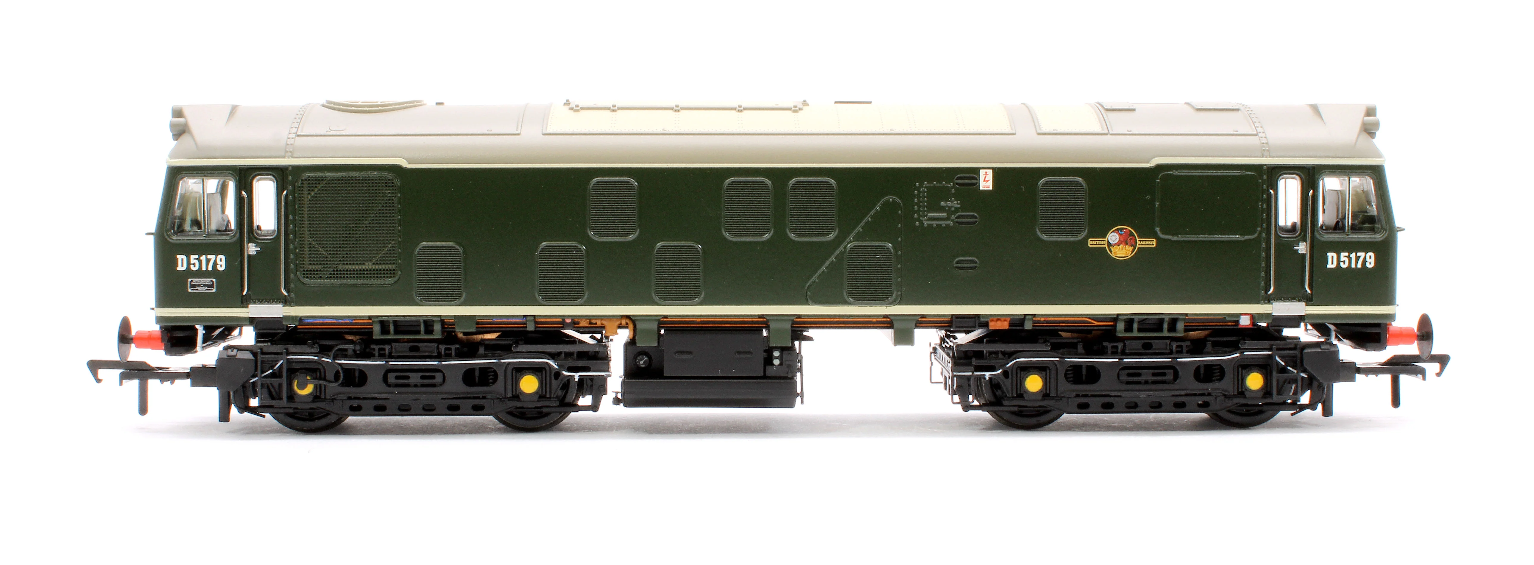 32-343A Class 25/1 D5179 BR Green (Small Yellow Panels) Diesel Locomotive - Image 5