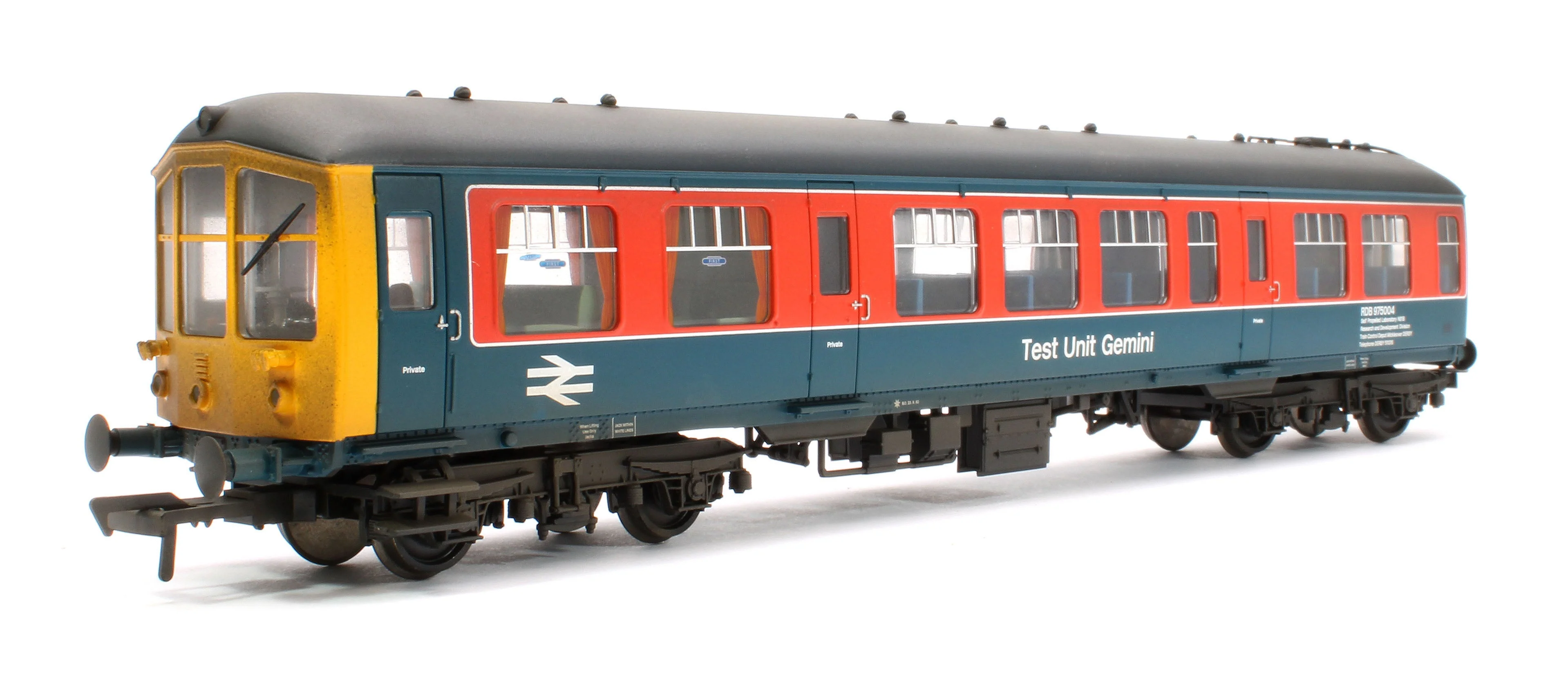Pre-Owned 32-515Z Custom Weathered Derby Lightweight 2-Car BEMU 'Test Unit Gemini' BR RTC (Original) - Image 6