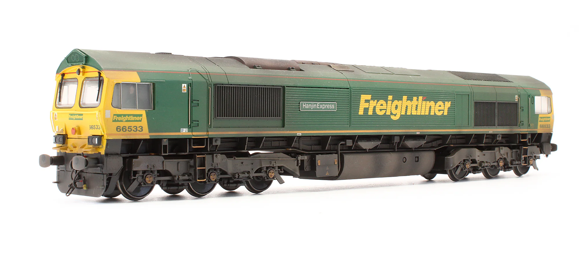 Pre-Owned Class 66533 'Senator Express' / 'Hanjin Express' Freightliner Diesel Locomotive - Renamed & Weathered - Image 2