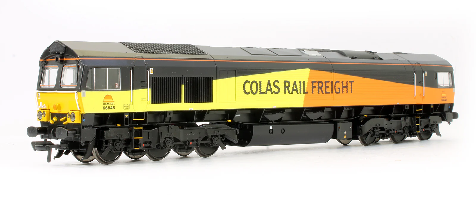 Pre-Owned 32-736 Class 66846 Colas Rail Freight Diesel Locomotive - DCC Sound