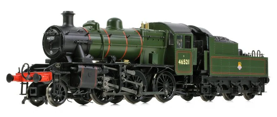 32-831 LMS Ivatt 2MT 46521 BR Lined Green (Early Emblem) Steam Locomotive - Image 6