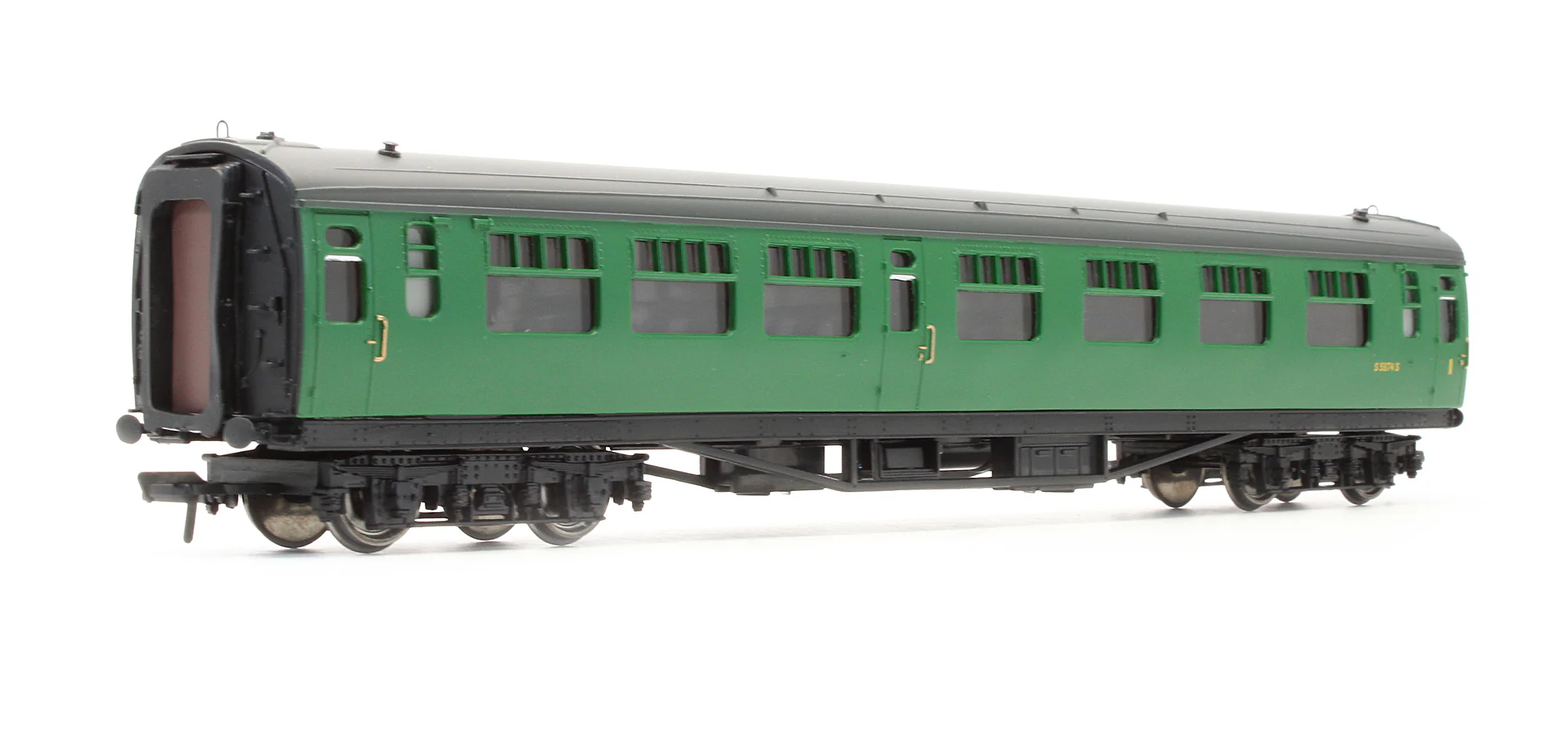 Pre-Owned 63ft Bulleid Corridor Composite Coach BR (SR) Green S5874S - Image 2