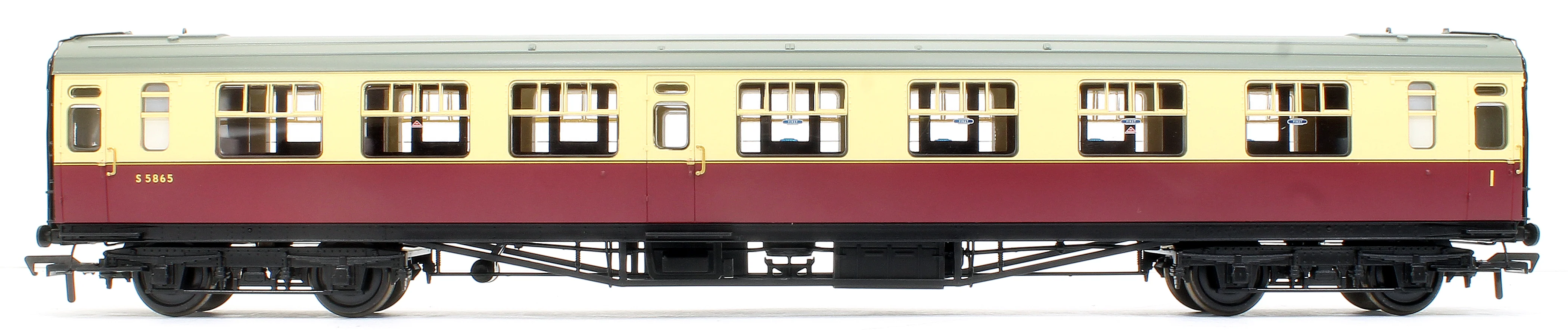 SR Bulleid Composite Corridor 15'' Vents BR Crimson & Cream No.S5865 - Image 3