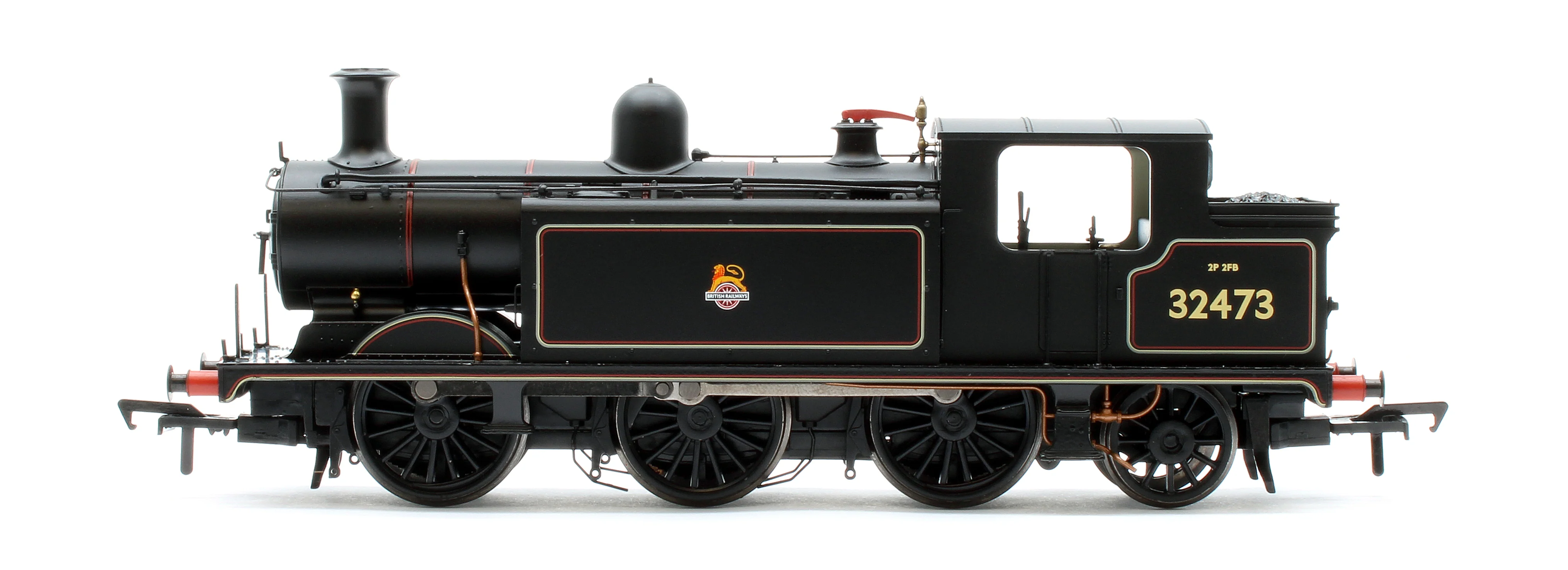 LB&SCR E4 Tank 32473 BR Lined Black (Early Emblem) Steam Locomotive - DCC Sound - Image 5