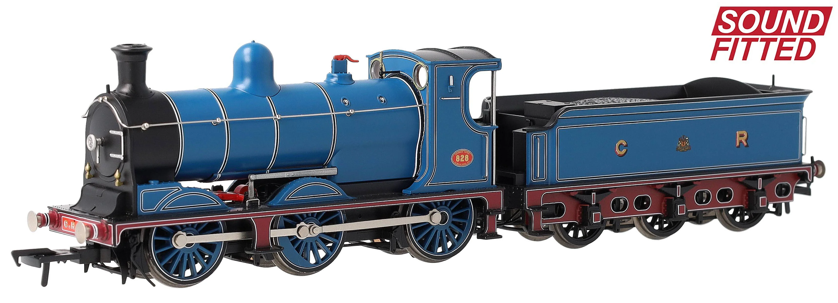 Caledonian Railway Blue McIntosh 812 Class 0-6-0 Steam Locomotive No.828 (As Built) DCC Sound