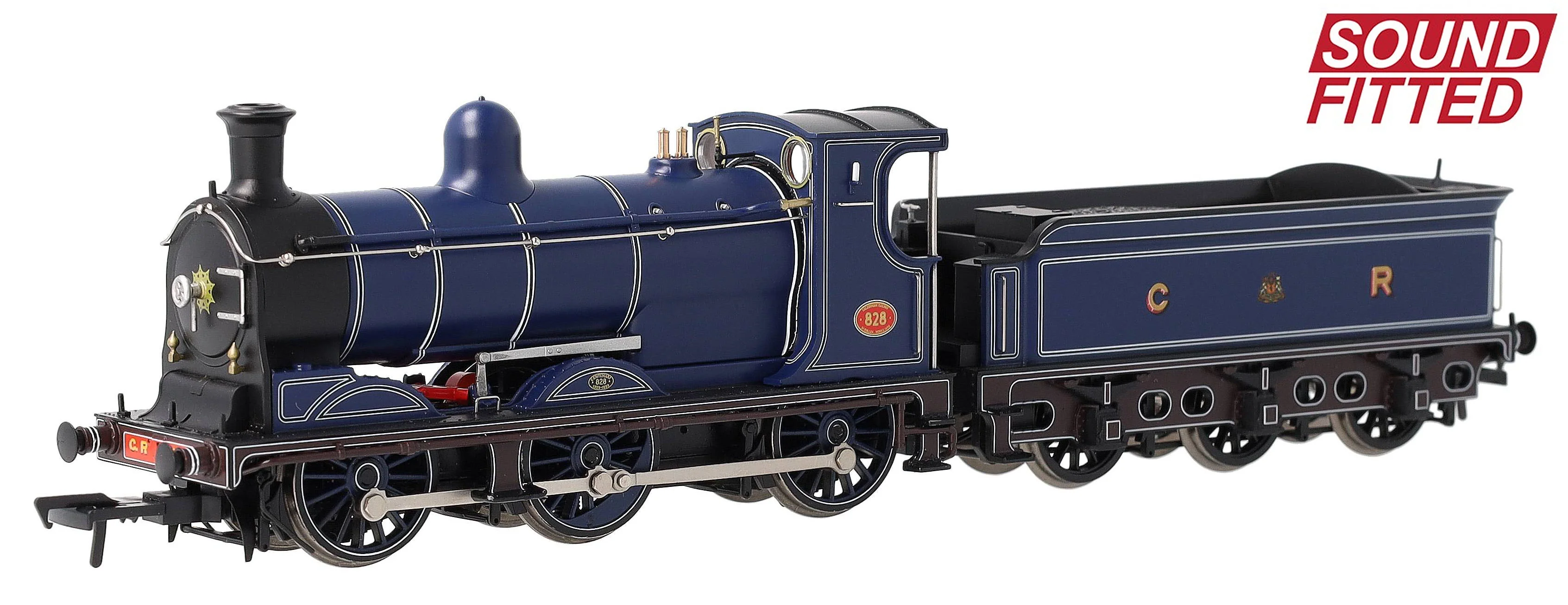 Caledonian Railway Blue McIntosh 812 Class 0-6-0 Steam Locomotive No.828 (As Preserved) DCC Sound