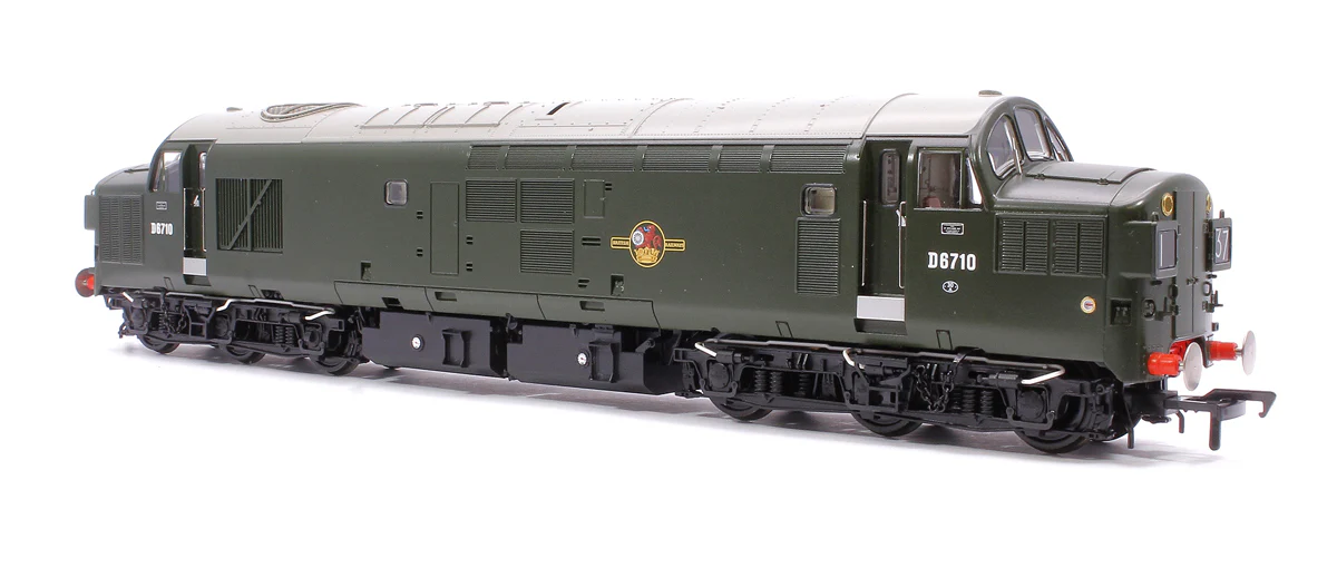 Class 37/0 Split Headcode D6710 BR Green (Late Crest) Diesel Locomotive (DCC Sound) - Image 3