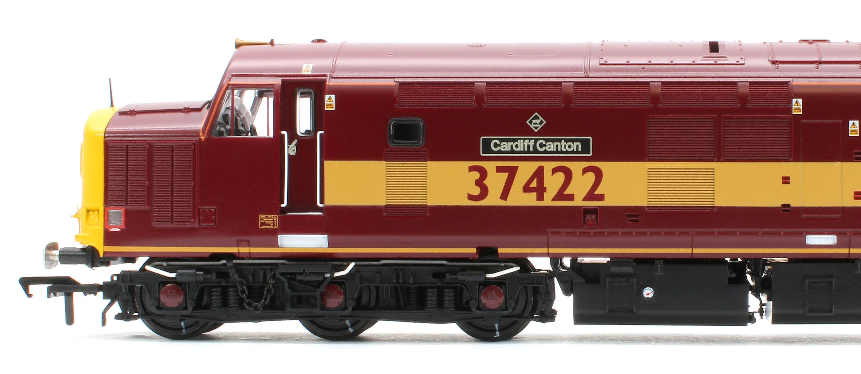 35-335K Class 37/4 Refurbished 37422 'Cardiff Canton' EWS Red and Gold Diesel Locomotive - Image 11