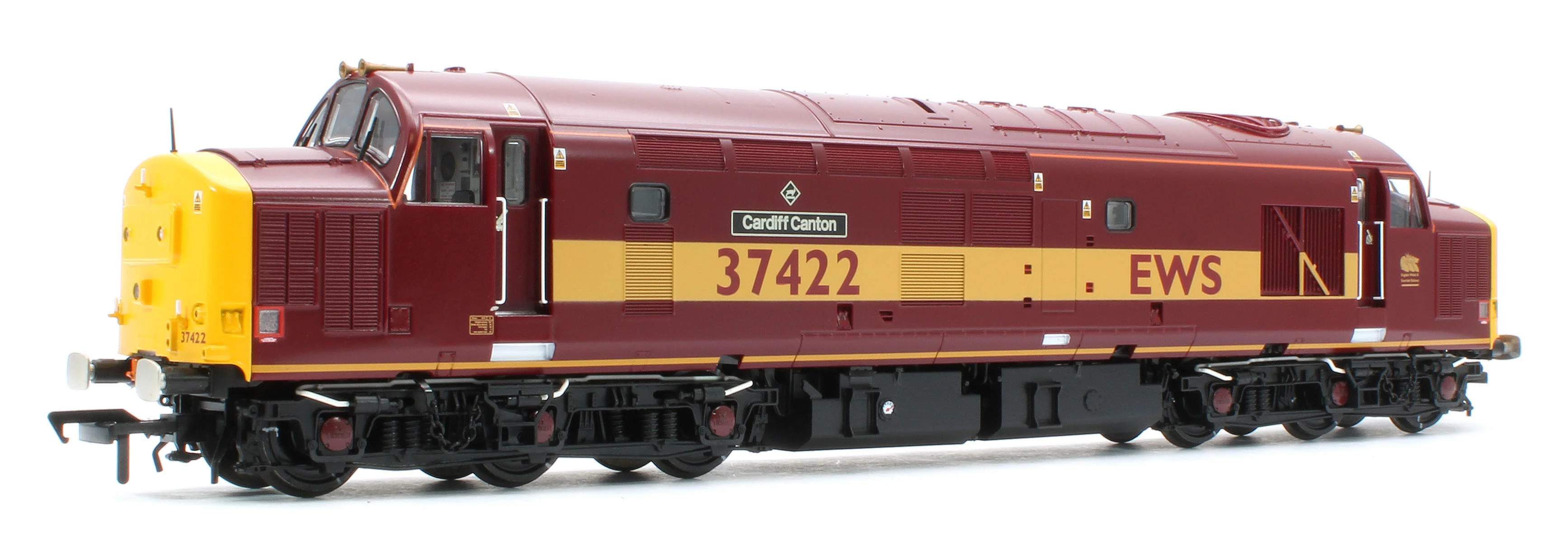 35-335K Class 37/4 Refurbished 37422 'Cardiff Canton' EWS Red and Gold Diesel Locomotive - Image 4