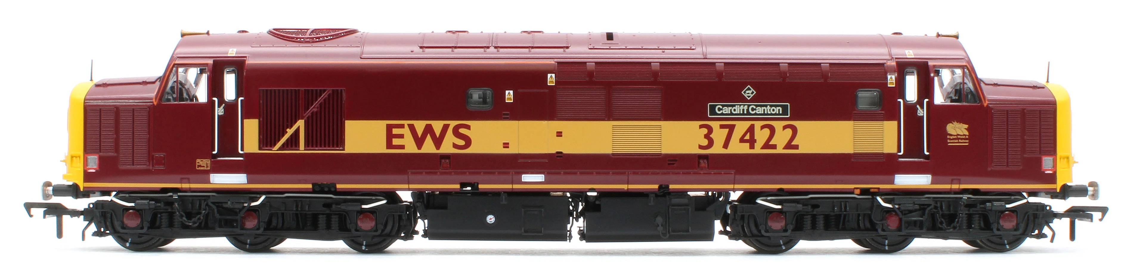 35-335KSF Class 37/4 Refurbished 37422 'Cardiff Canton' EWS Red and Gold - DCC Sound - Image 2