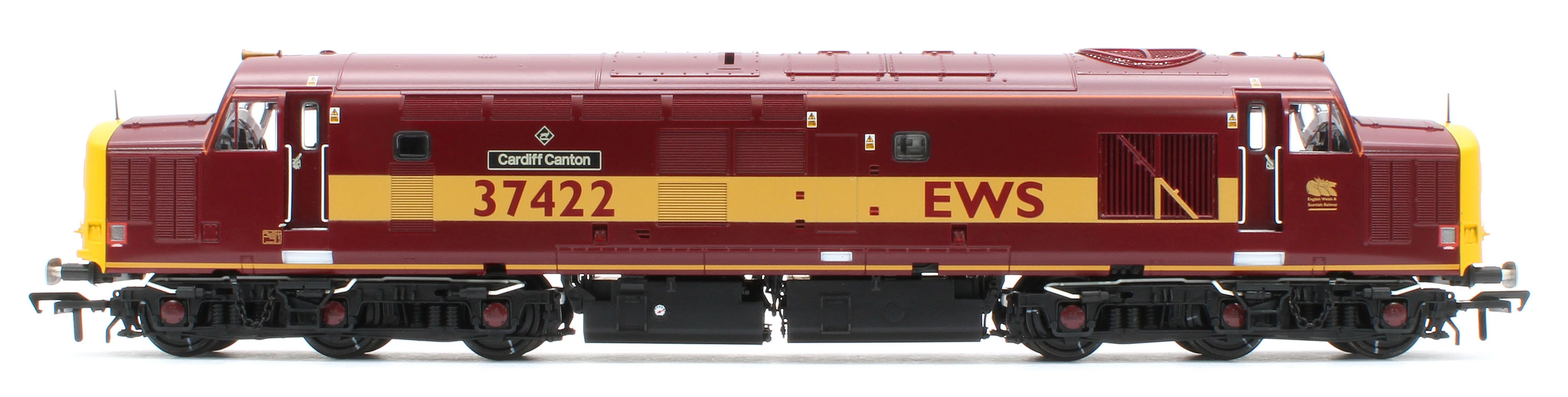 35-335KSF Class 37/4 Refurbished 37422 'Cardiff Canton' EWS Red and Gold - DCC Sound - Image 5