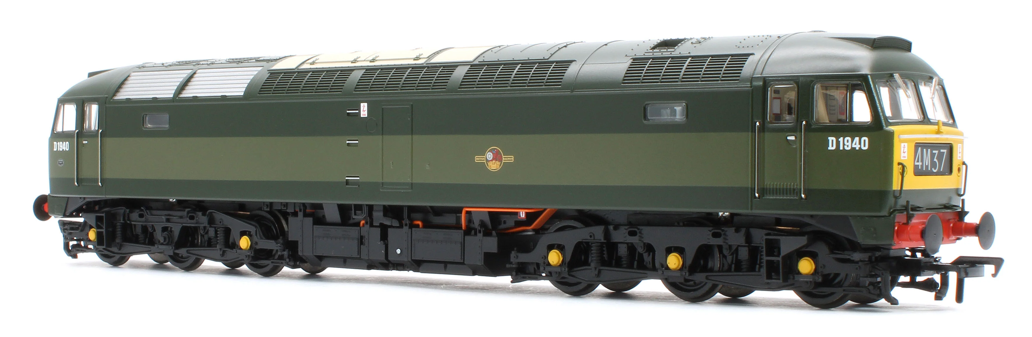 Class 47/0 D1940 BR Two-Tone Green (Small Yellow Panels) Diesel Locomotive - DCC Sound Deluxe - Image 3