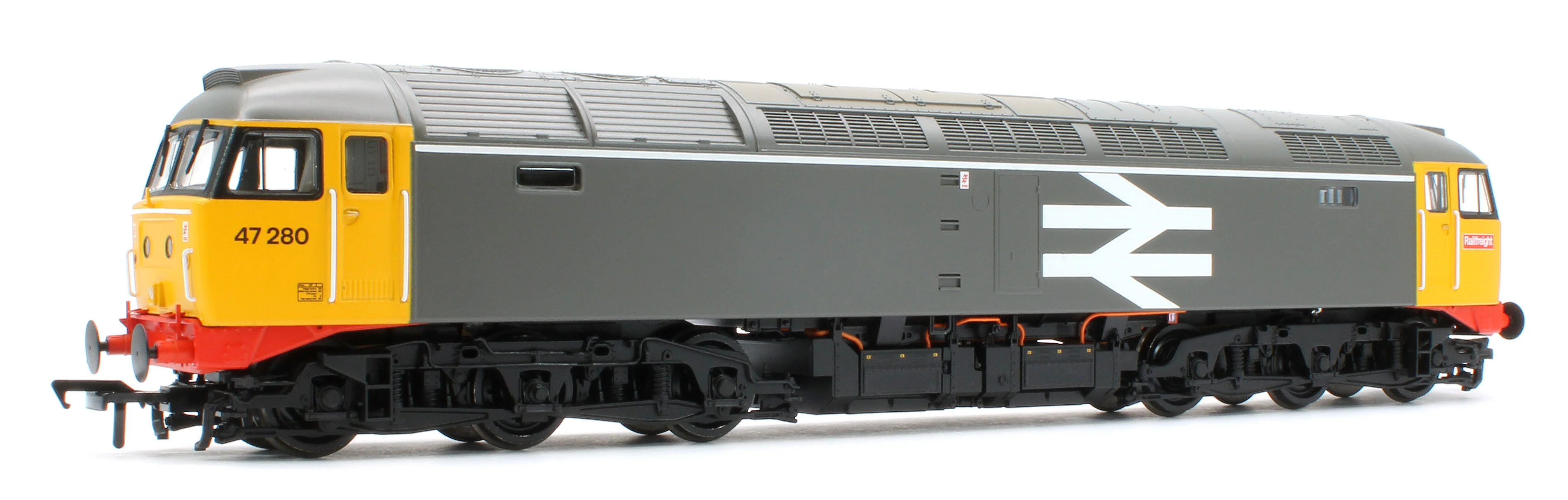 Class 47/0 47280 BR Railfreight Grey Diesel Locomotive - DCC Sound Deluxe - Image 4