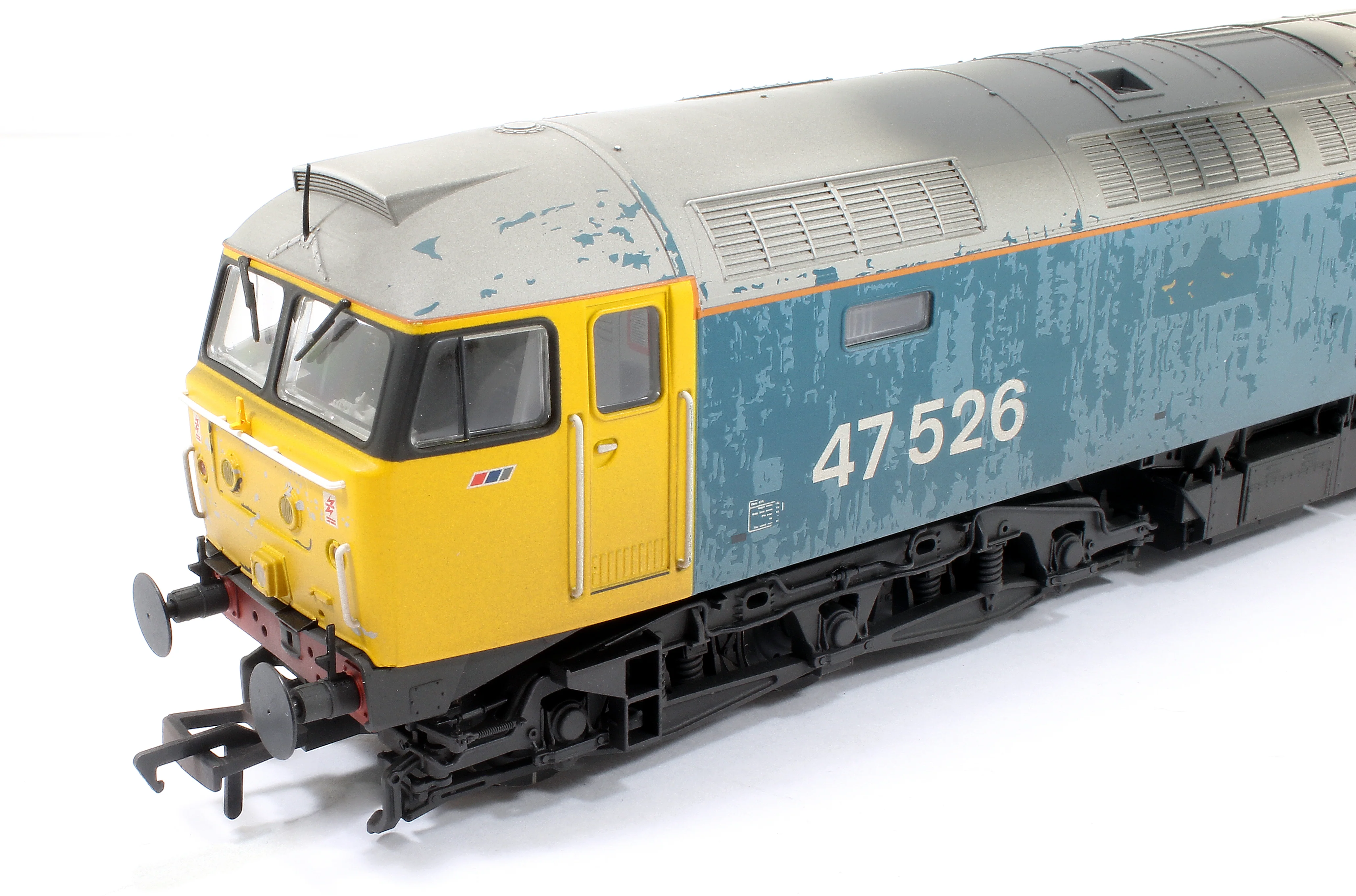 Class 47/4 47526 BR Blue (Large Logo) Diesel Locomotive - Weathered - Image 10