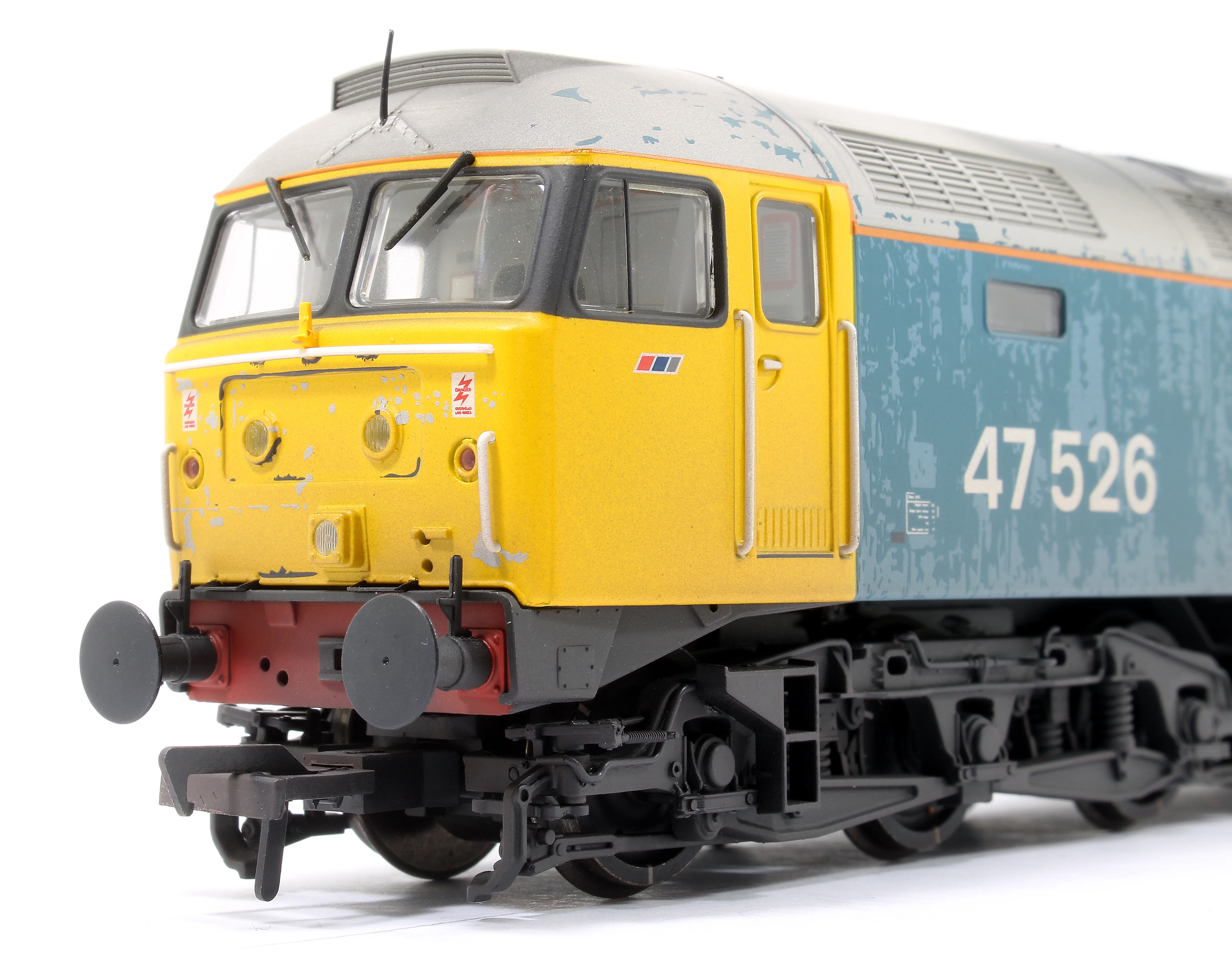 Class 47/4 47526 BR Blue (Large Logo) Diesel Locomotive - Weathered - Image 3