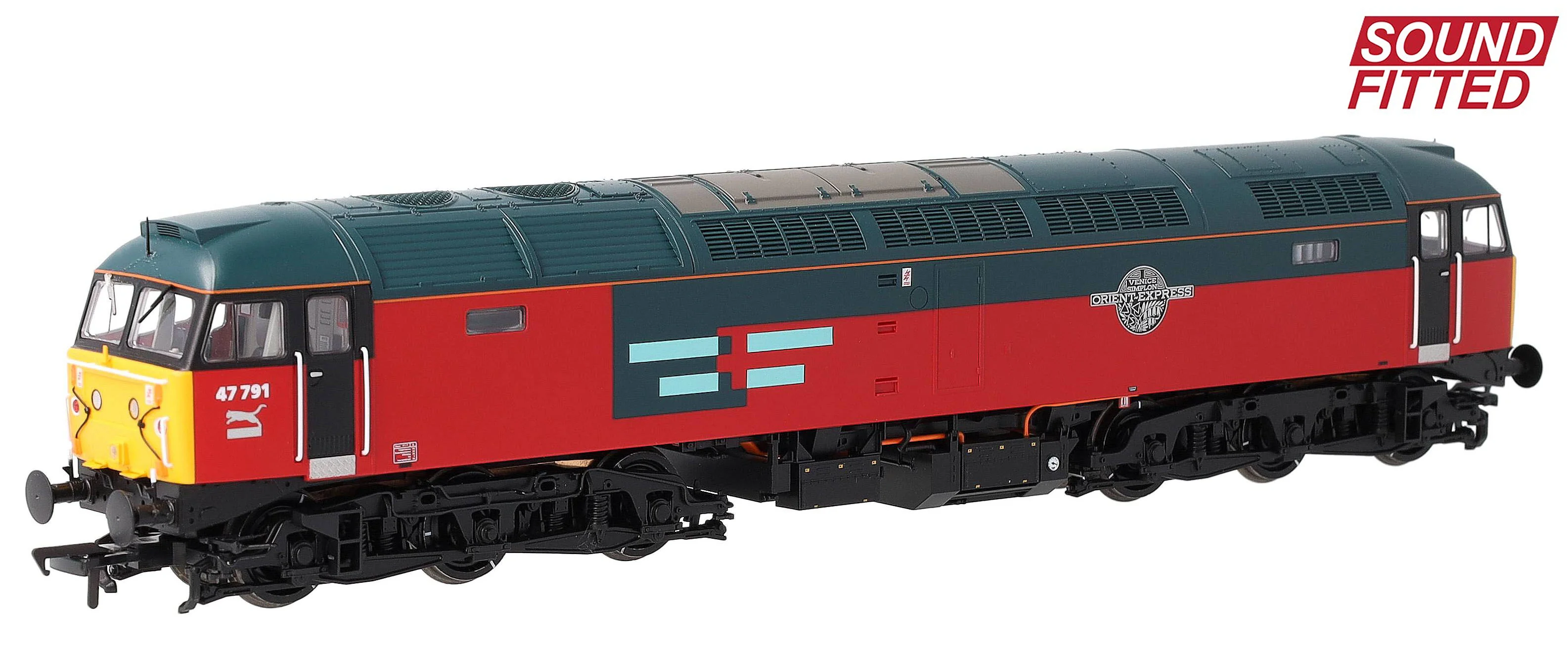 Class 47/7 47791 'Venice Simplon Orient Express' Rail Express Systems Diesel Locomotive - DCC Sound