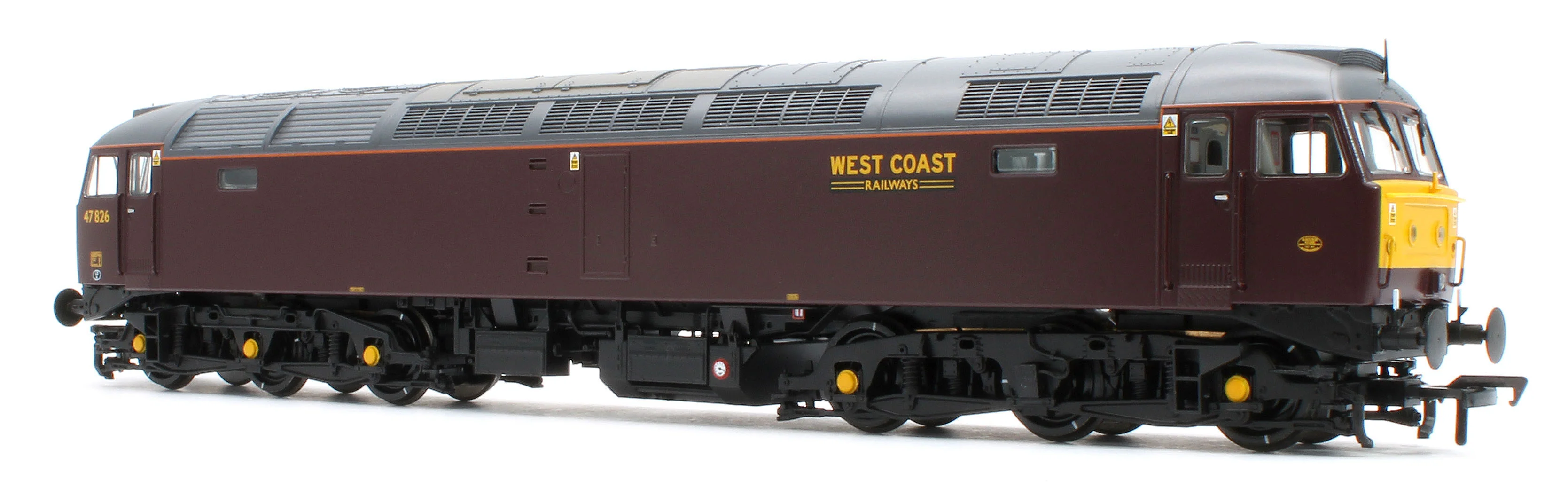 Class 47/4 47826 WCRC Maroon Diesel Locomotive - Image 3
