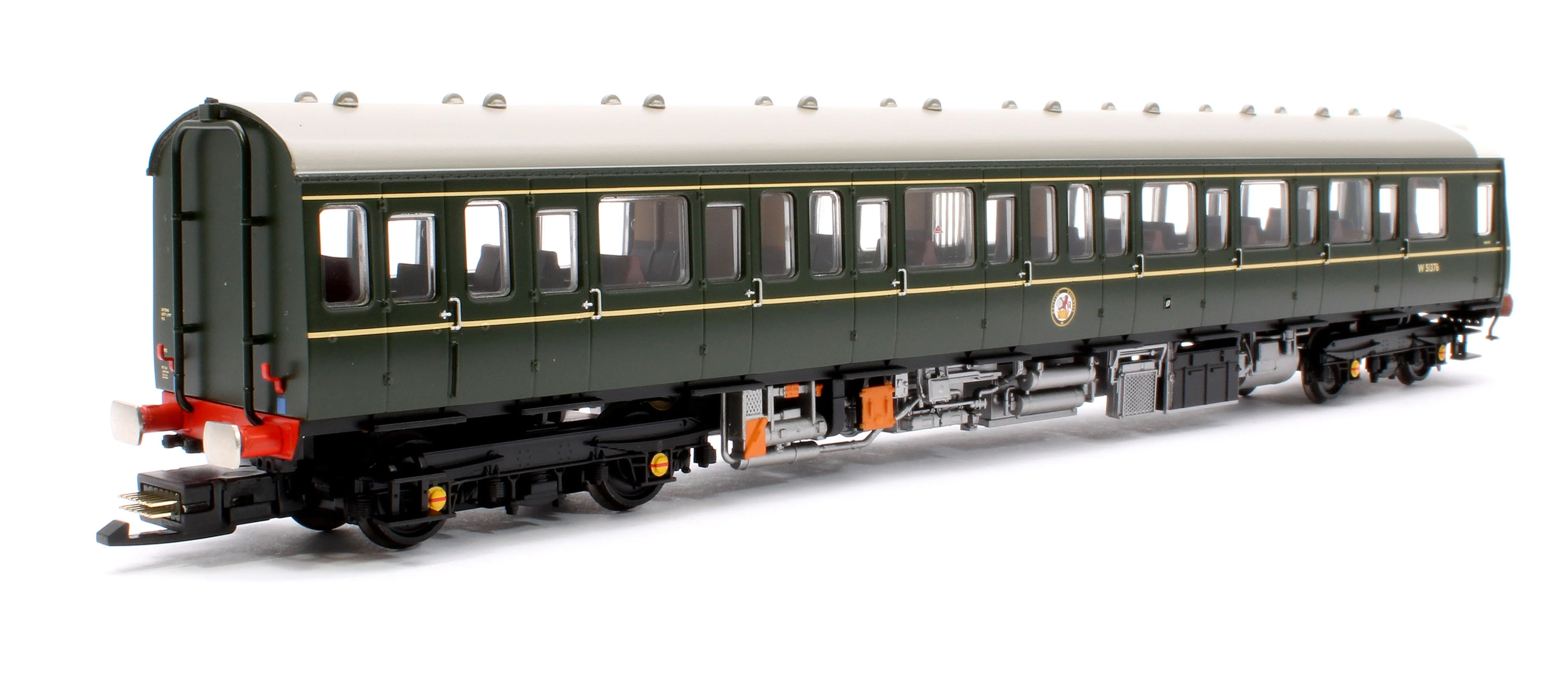 35-503 Class 117 3-Car DMU R334 BR Green (Small Yellow Panels) - Image 7