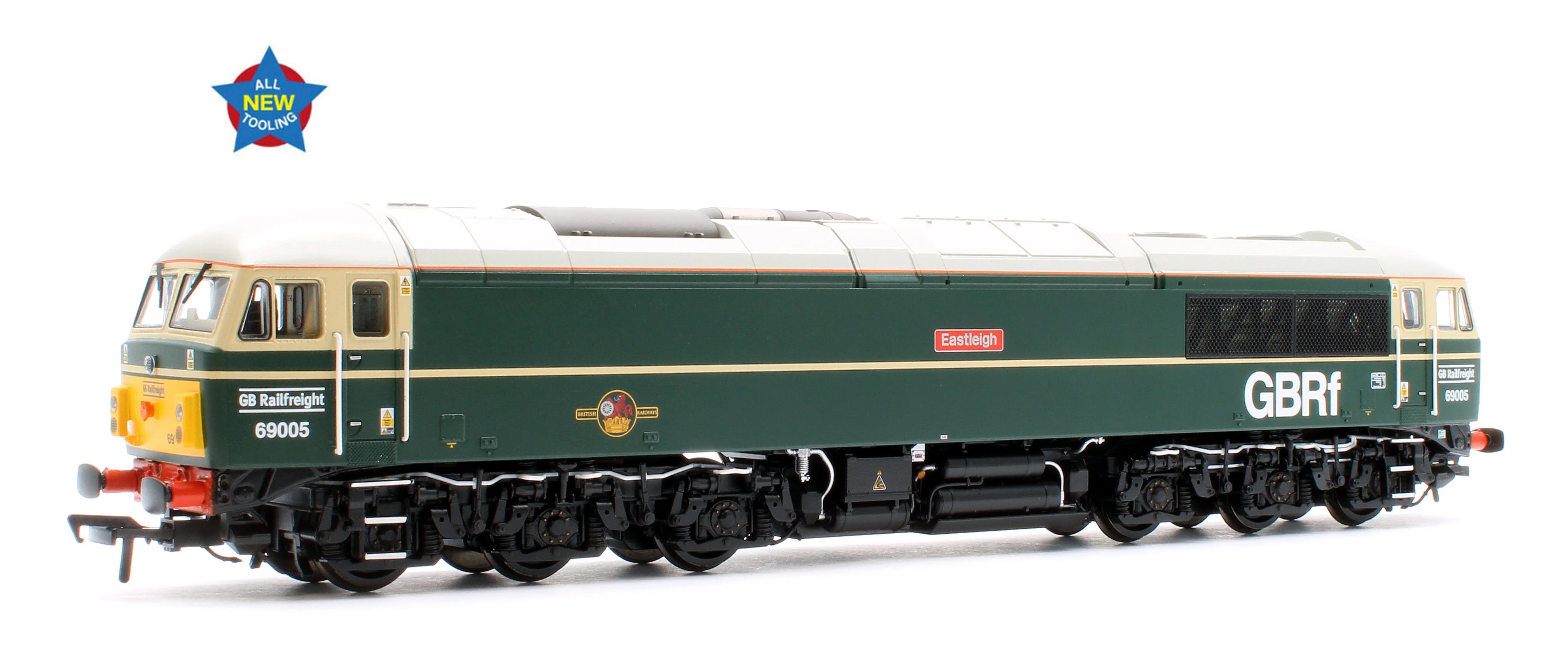 Pre-Owned Class 69 69005 'Eastleigh' BR Green (Late Crest) (GBRf) Diesel Locomotive