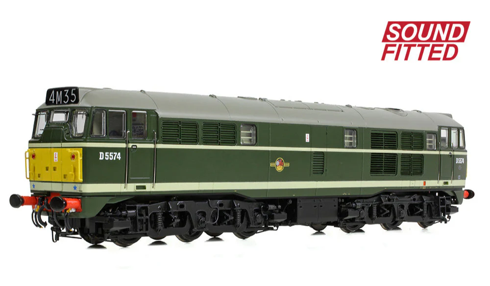 Class 30 D5574 BR Green (Small Yellow Panels) Diesel Locomotive - DCC Sound - Image 4