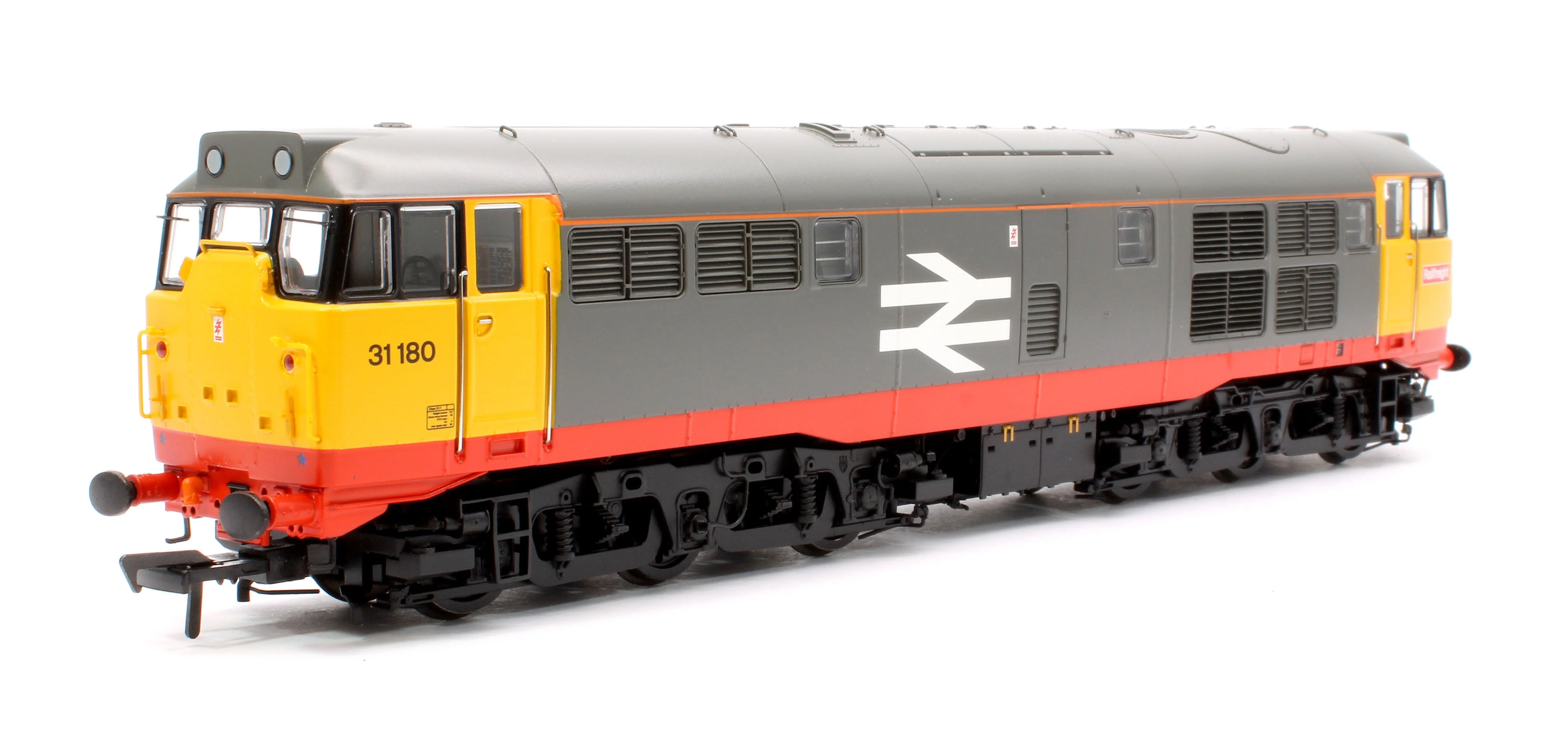 Pre-Owned 35-821SFX Class 31/1 Refurbished 31180 BR Railfreight (Red Stripe) Diesel Locomotive - DCC Sound Deluxe - Image 3