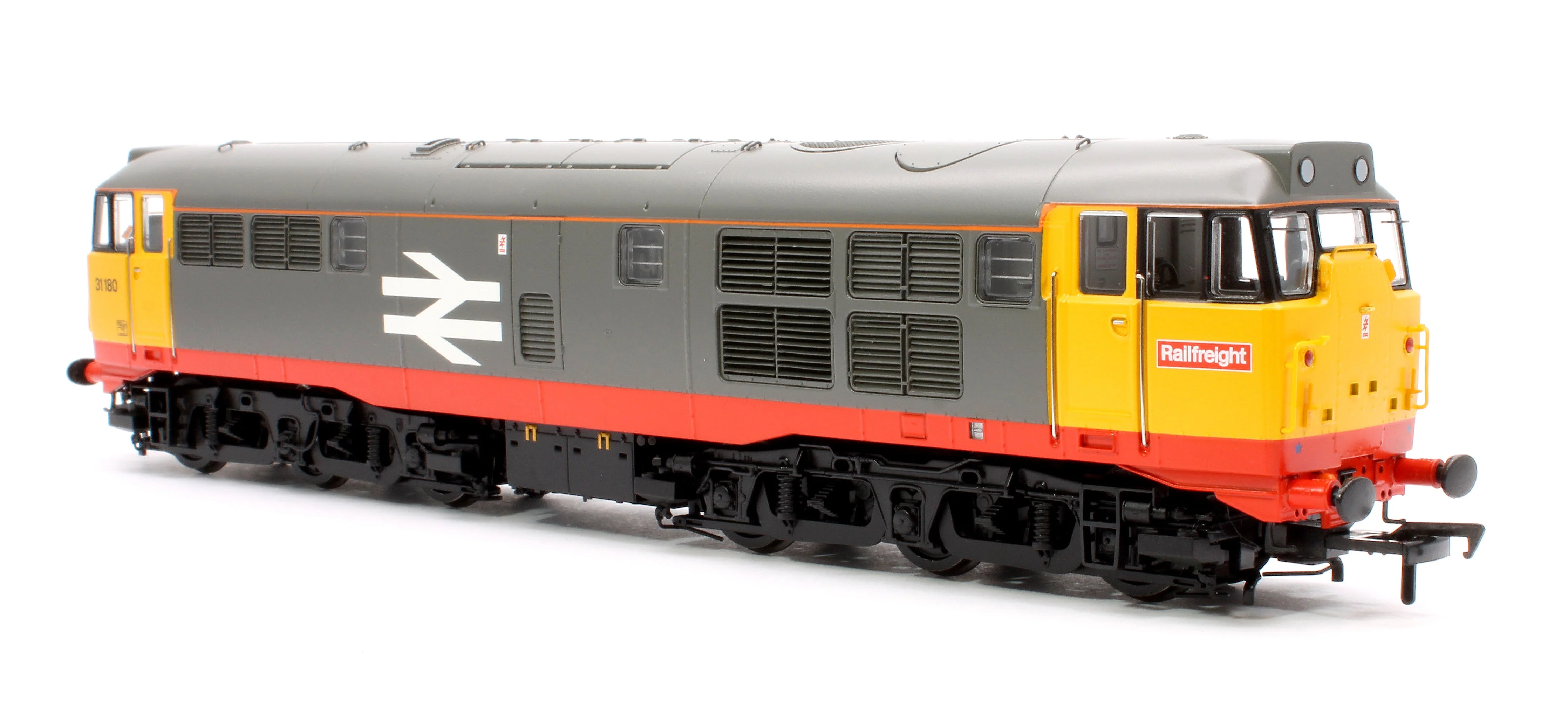 Pre-Owned 35-821SFX Class 31/1 Refurbished 31180 BR Railfreight (Red Stripe) Diesel Locomotive - DCC Sound Deluxe - Image 4
