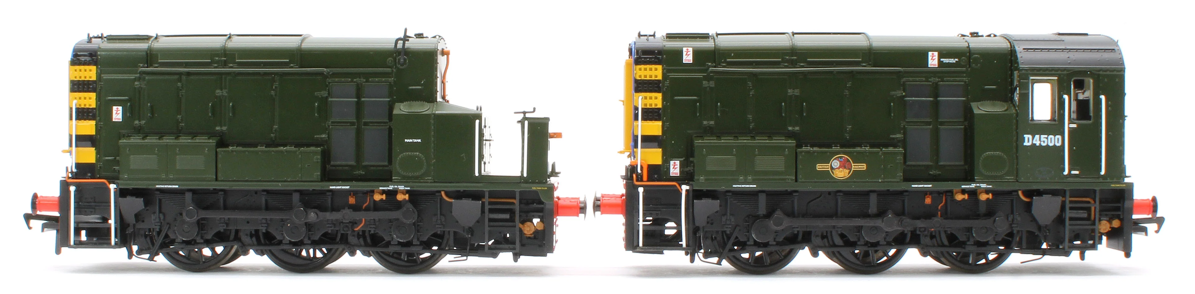 35-945-D4500 Bespoke Class 13 D4500 BR Green (Wasp Stripes) Diesel Locomotive - Renumbered - Image 2