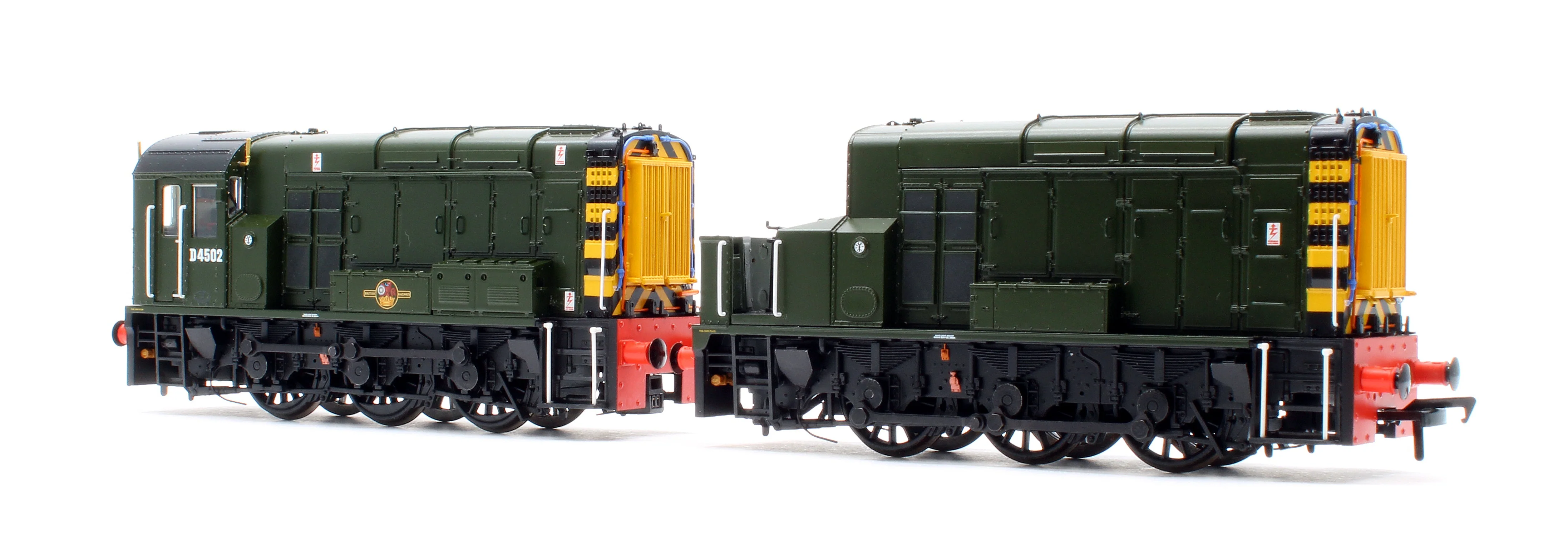 Pre-Owned 35-945 Class 13 D4502 BR Green (Wasp Stripes) Diesel Locomotive - Image 2