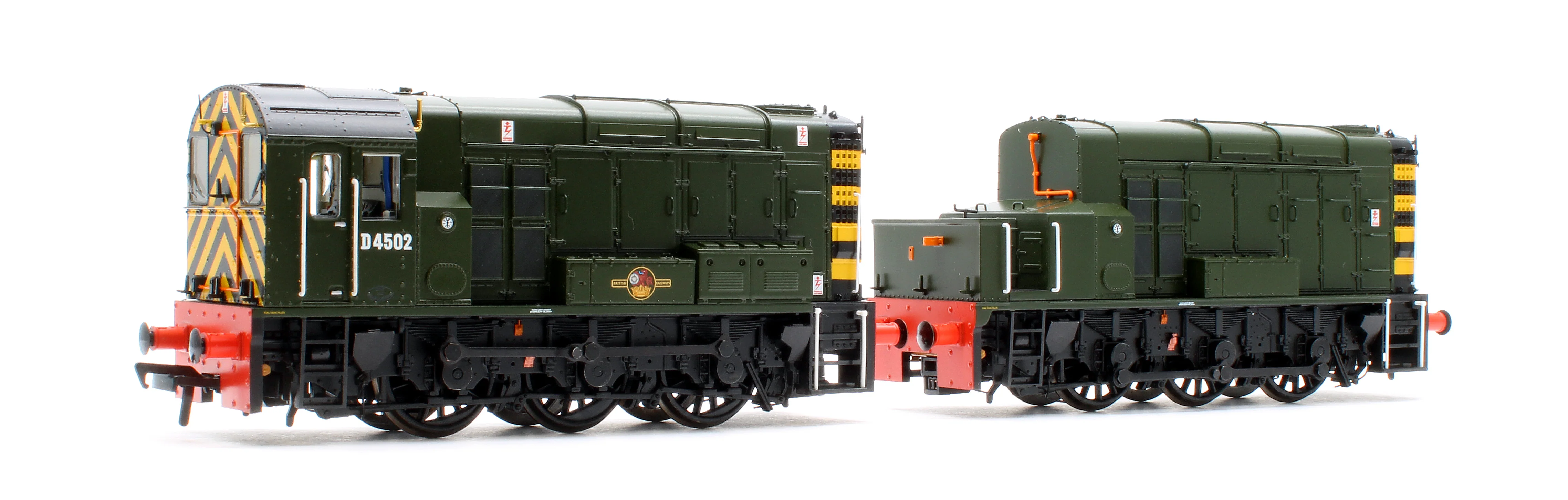 Class 13 D4502 BR Green (Wasp Stripes) Diesel Locomotive - DCC Sound Deluxe - Image 3