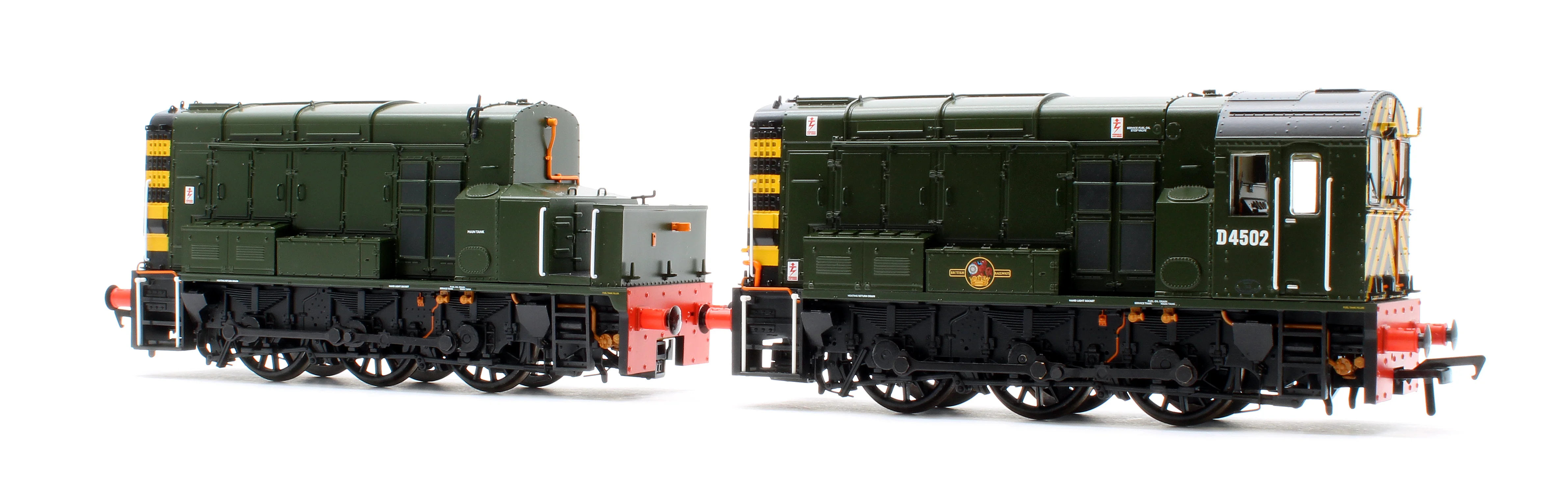 Class 13 D4502 BR Green (Wasp Stripes) Diesel Locomotive - DCC Sound Deluxe - Image 4