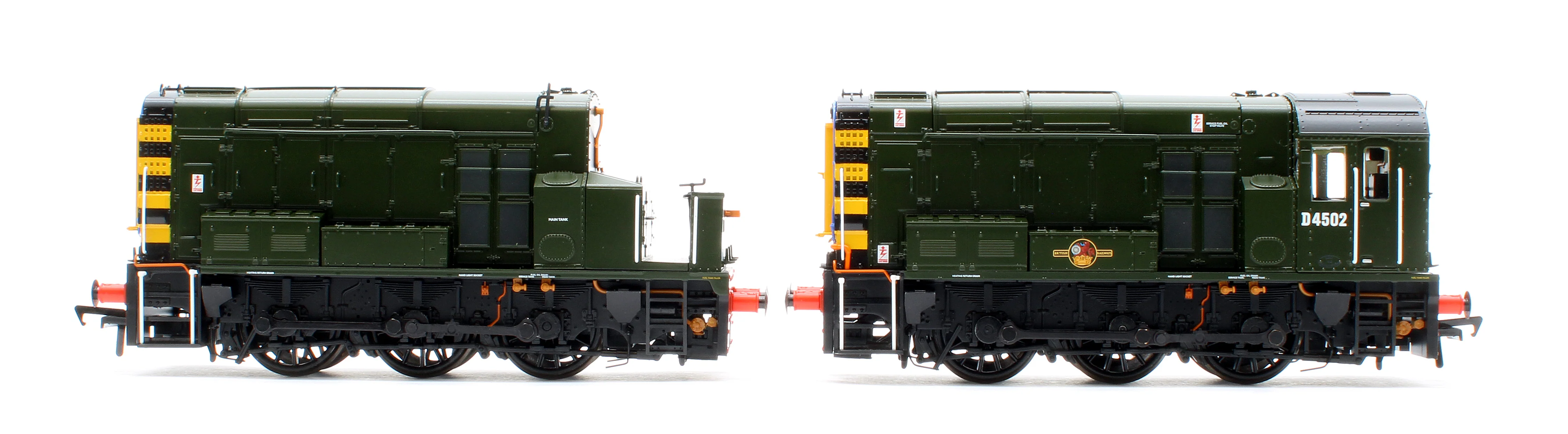 Class 13 D4502 BR Green (Wasp Stripes) Diesel Locomotive - DCC Sound Deluxe - Image 5