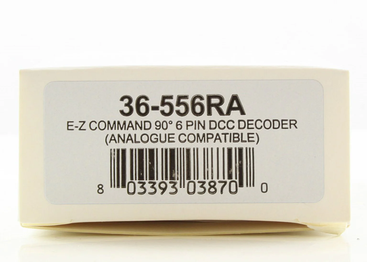 E-Z Command 90°6 Pin DCC Decoder (DC Compatible) + Back EMF - Image 3