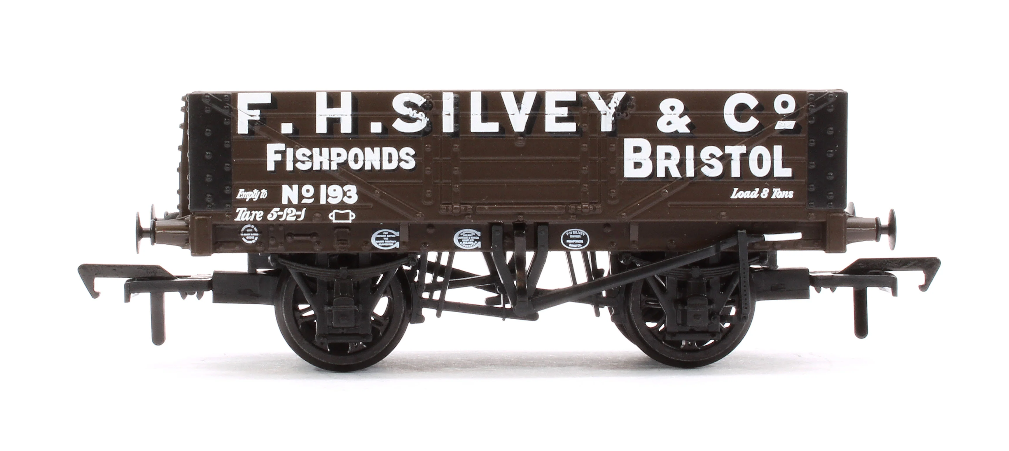 37-056B 5 Plank Wagon Wooden Floor 'F. H. Silvey & Co.' Brown No.193 - Image 2
