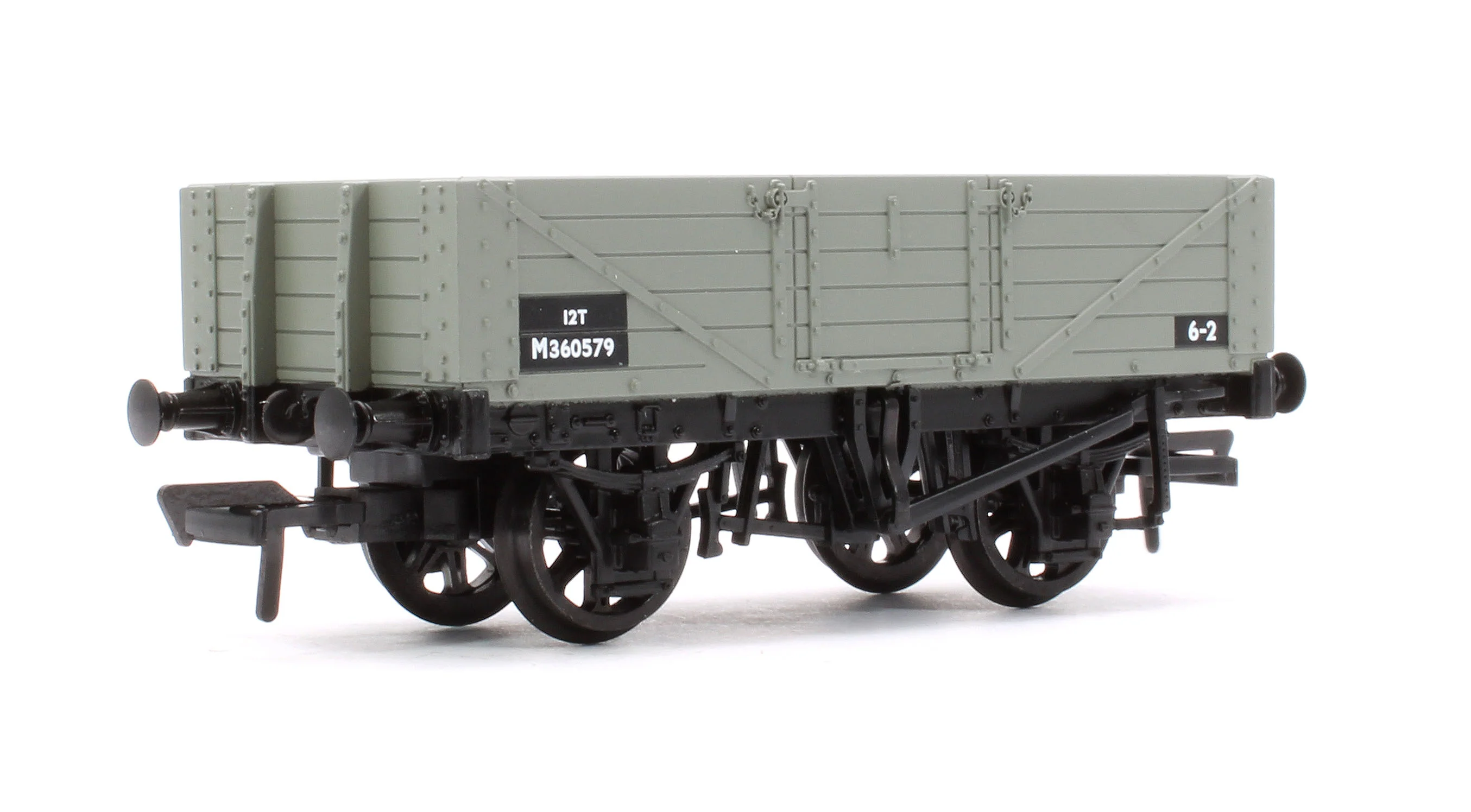 37-061D 5 Plank Wagon Wooden Floor BR Grey (Early) No.M360579 - Image 3