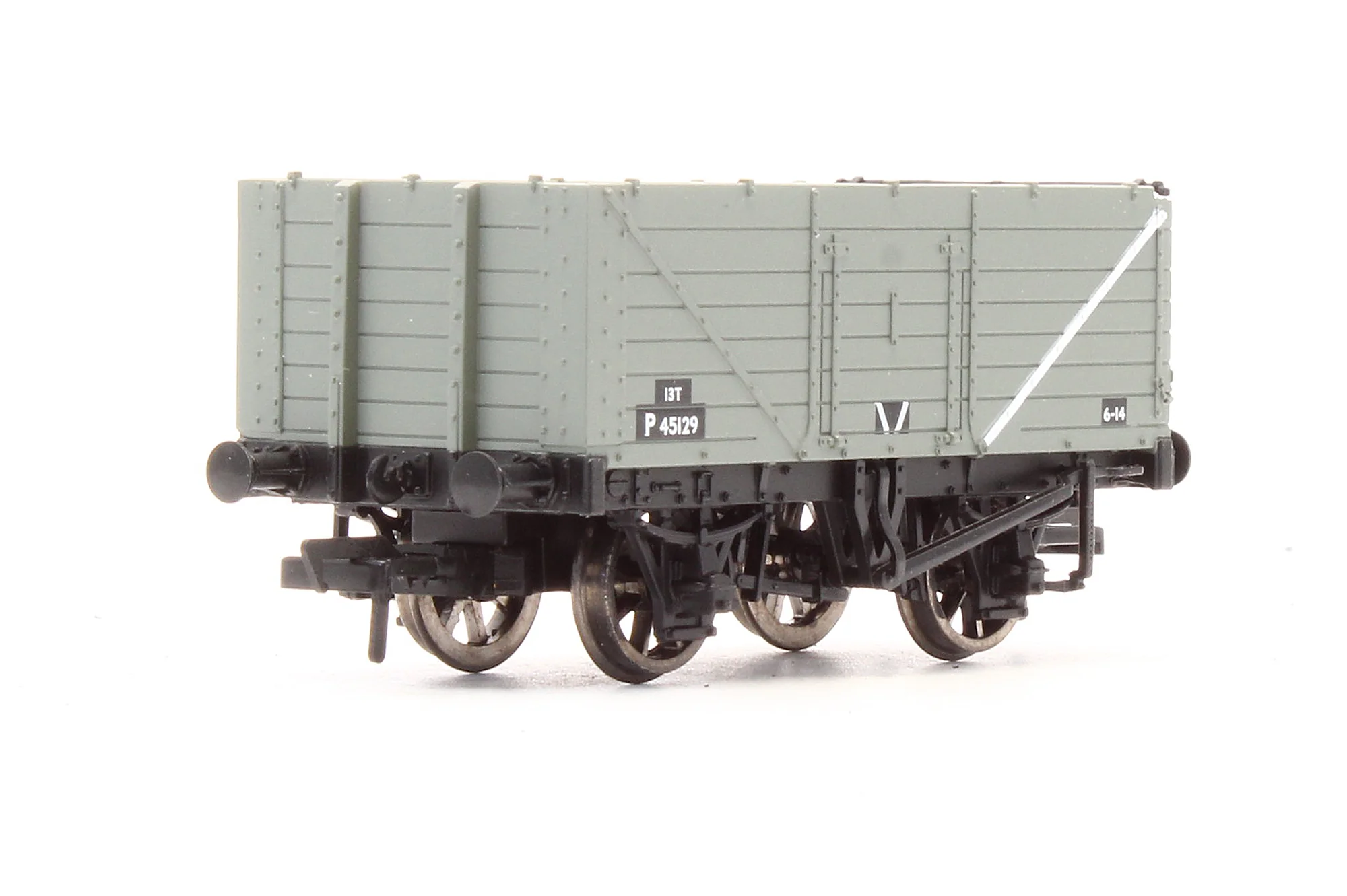 Pre-Owned 37-081E 7 Plank Wagon BR Grey 'P45129'