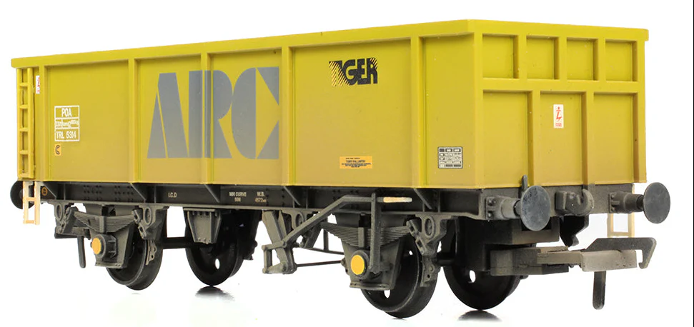 POA Mineral Wagon 'ARC/Tiger' Yellow No.TRL5314 - Weathered - Image 2