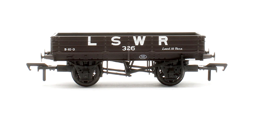 37-940 3 Plank Wagon LSWR Brown No.326 - Image 3
