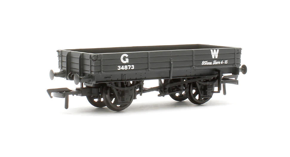 37-941A 3 Plank Wagon GWR Grey No.34873