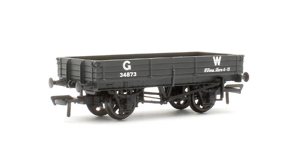 37-941A 3 Plank Wagon GWR Grey No.34873 - Image 2