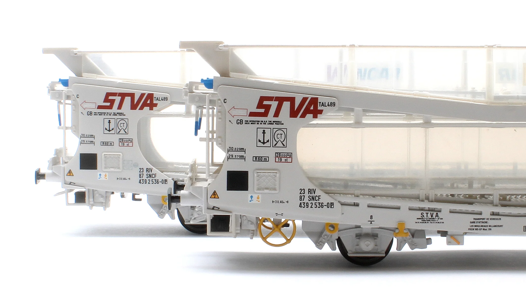 IPA Twin Double Deck Car Transporter STVA Grey - Image 13